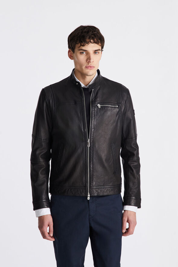 Soft leather biker jacket  Peuterey - medium