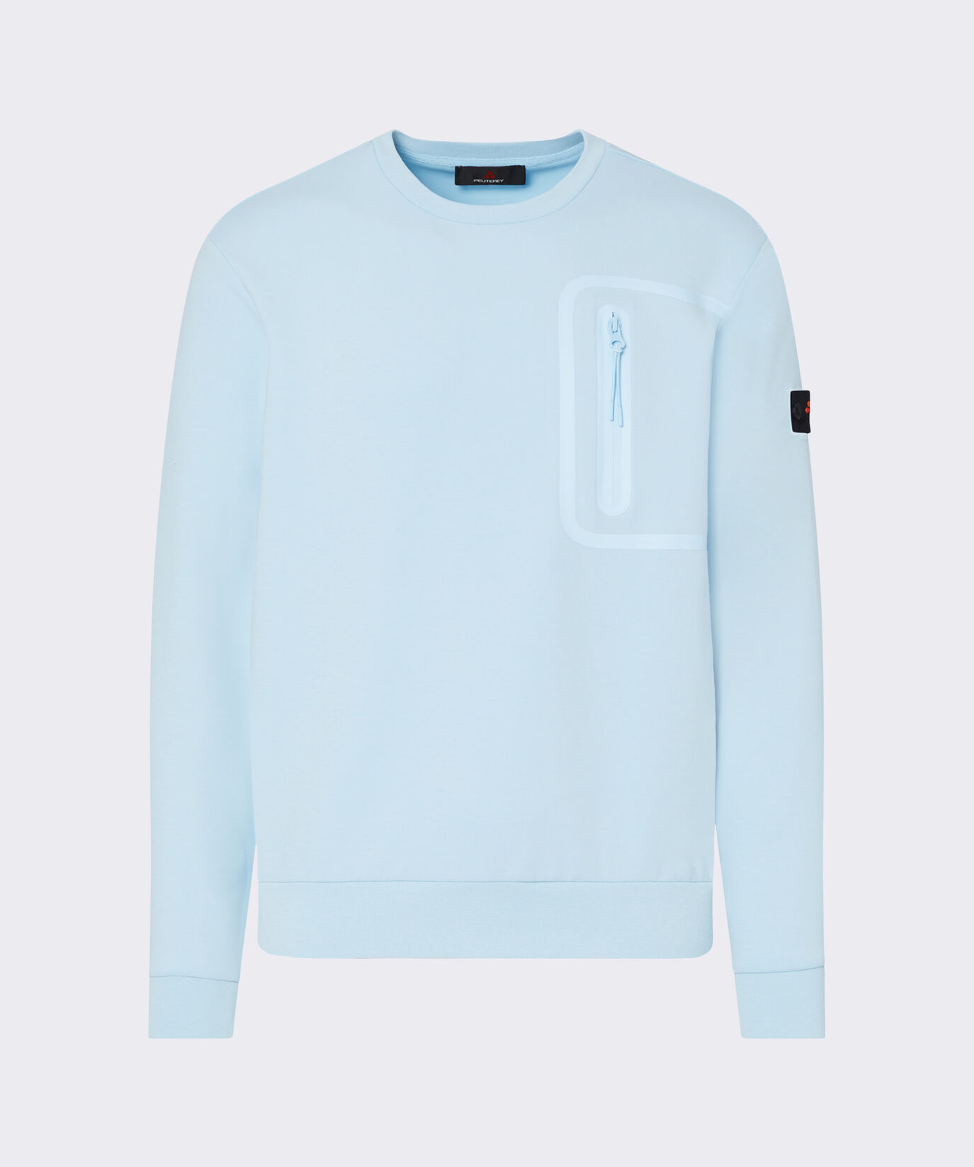 Sweat-shirt avec poche et d&eacute;tails gans&eacute;s  Peuterey - large