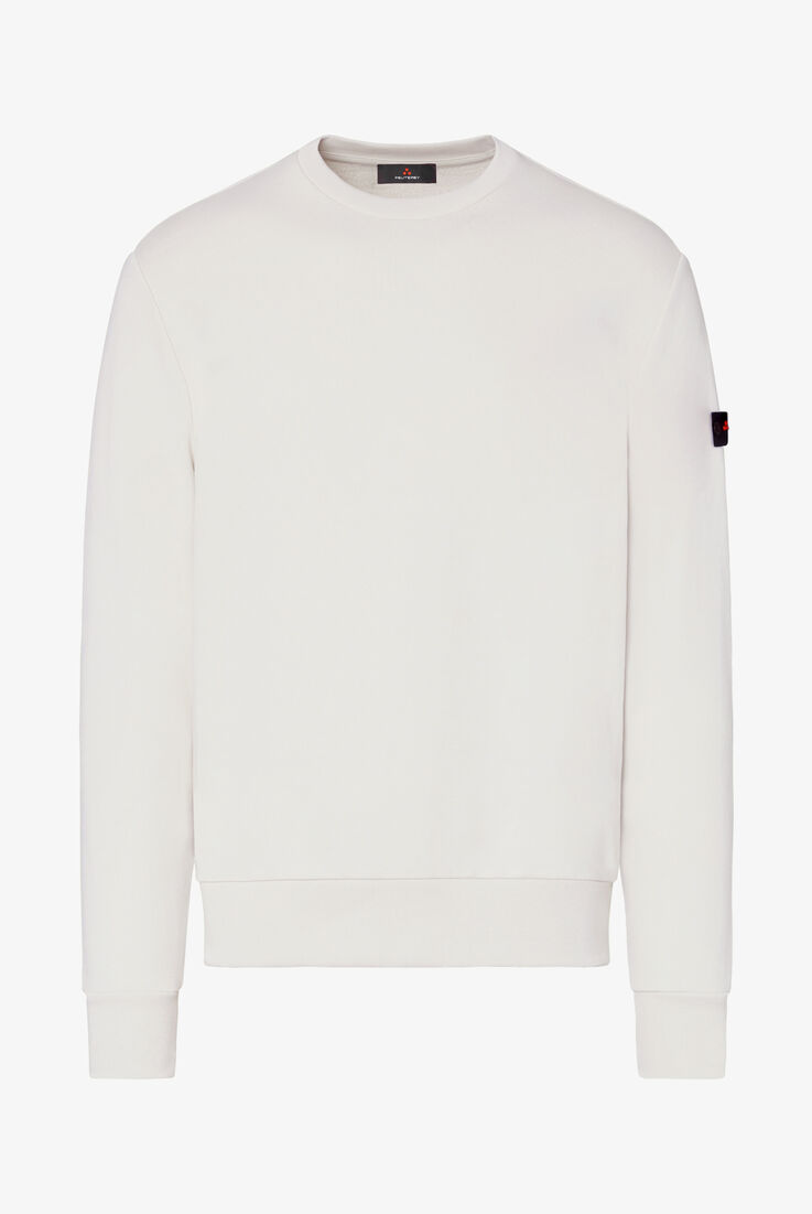 Rundhals-Sweatshirt aus 100 % Baumwolle  Peuterey - still-fondo-neutro