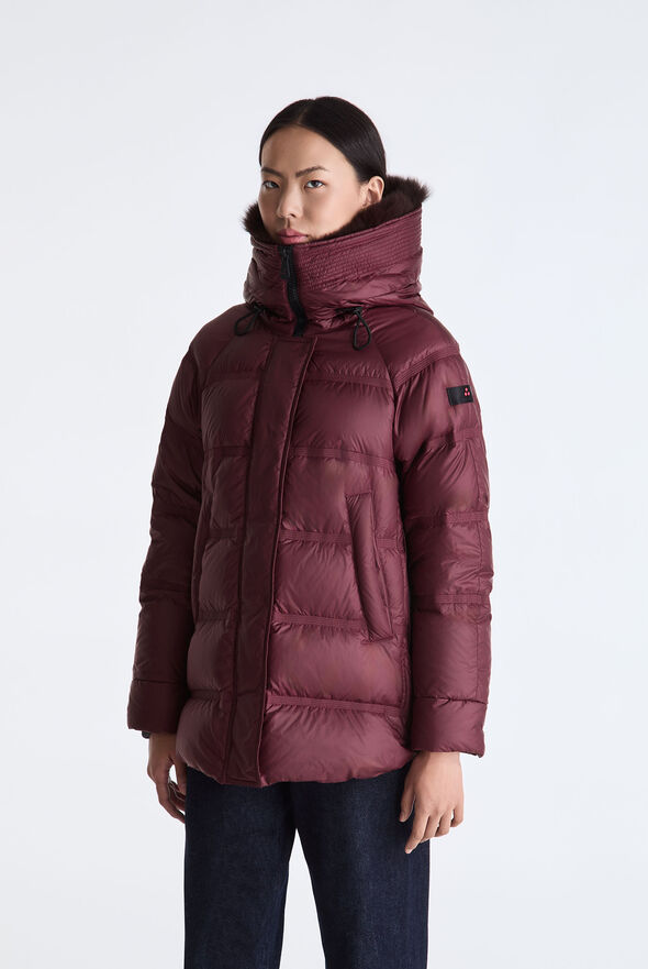 Puffer Jacket with Fur Edging  Peuterey - medium