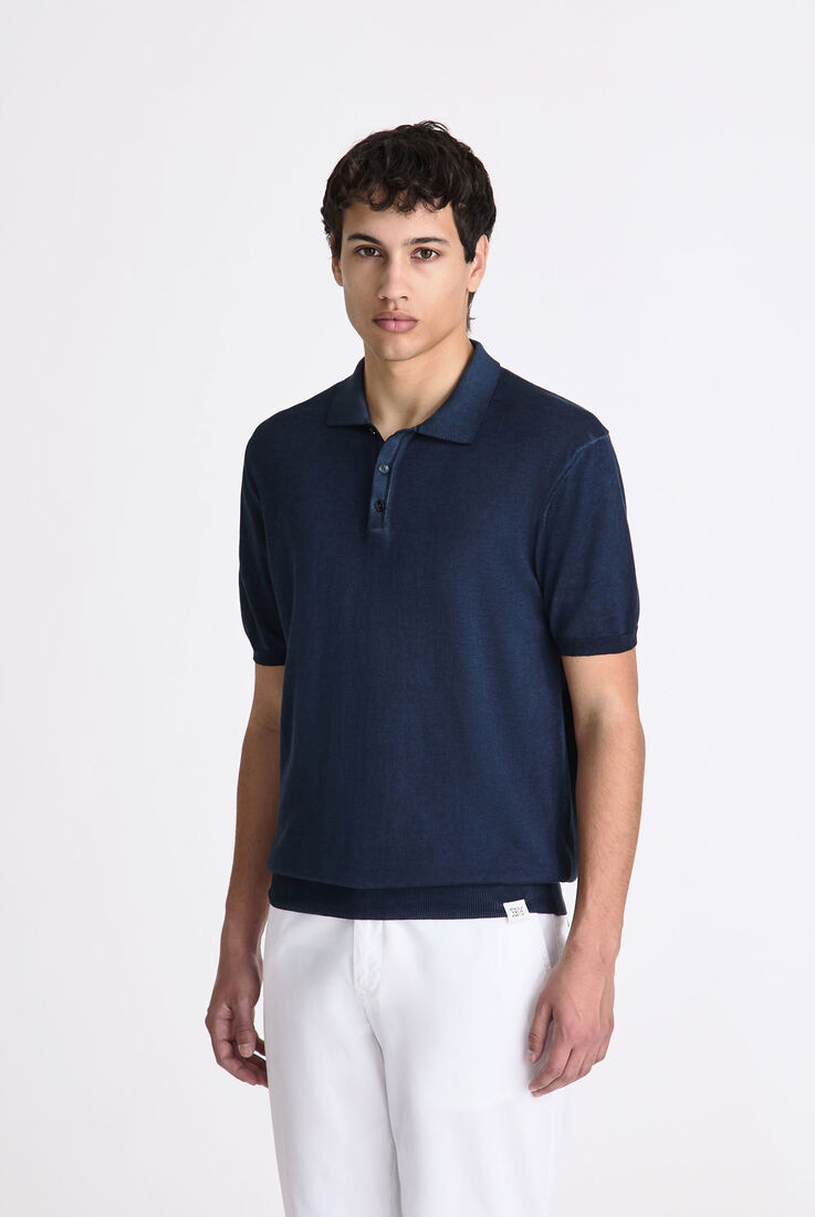 Polo in tricot di cotone crepe  Peuterey - medium