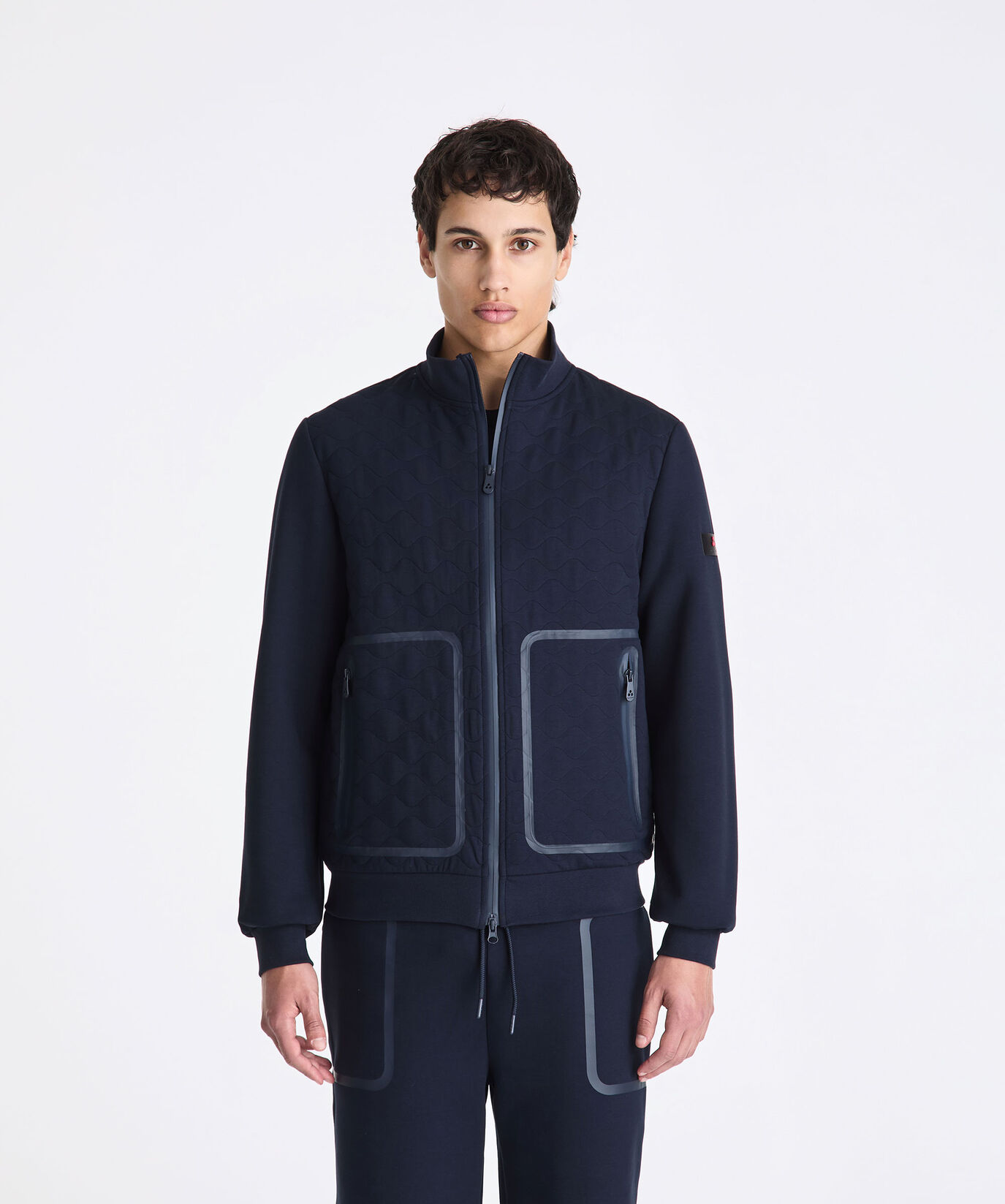 Blouson bomber matelass&eacute; avec motif ondul&eacute;  Peuterey - large image number 1