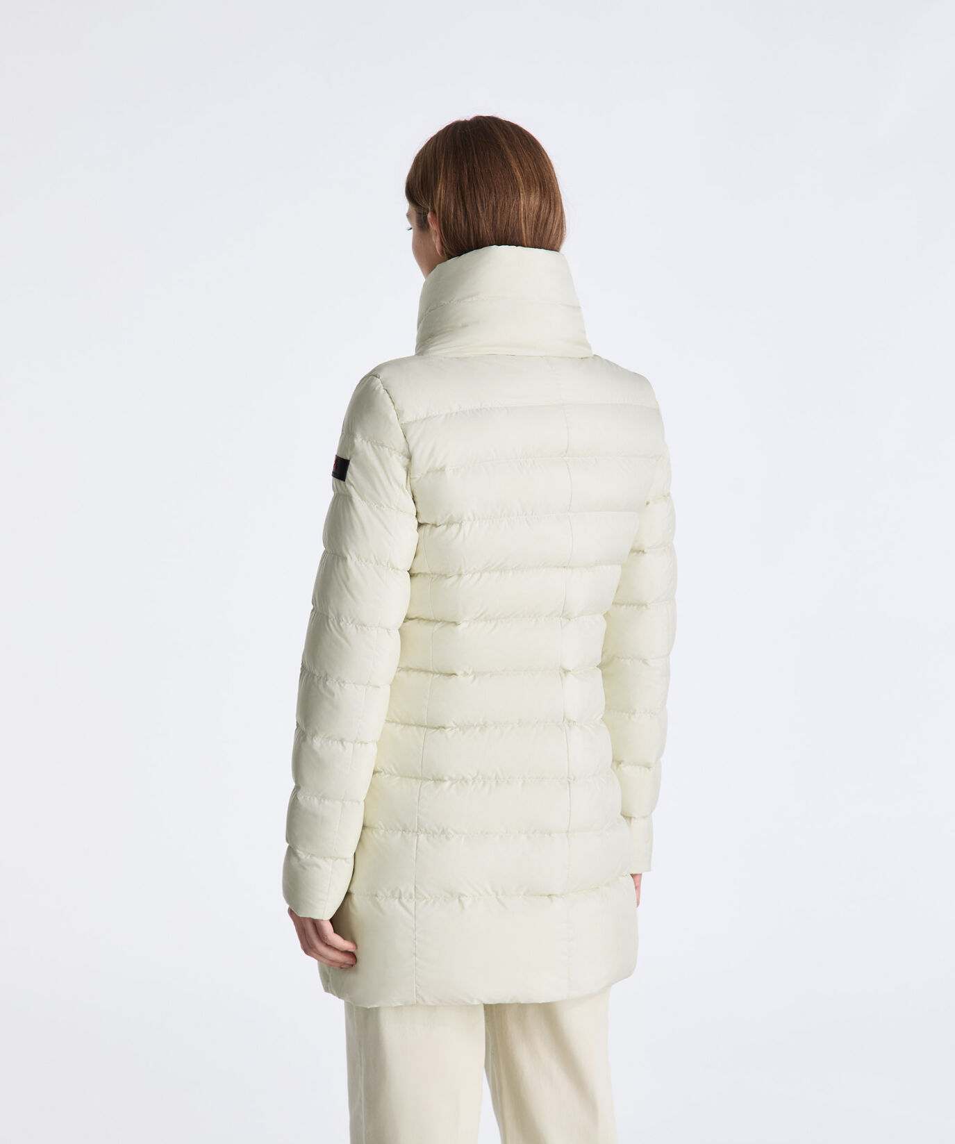 Lange schmale Daunenjacke mit hohem Kragen  Peuterey - large