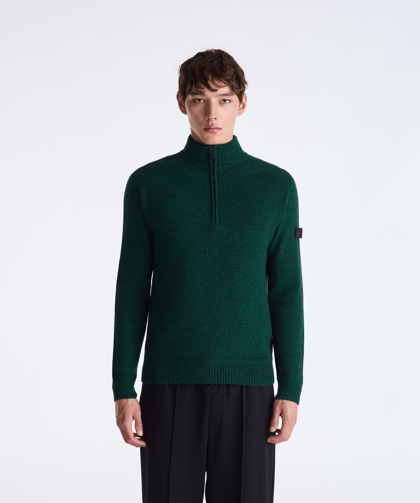 Moulin&eacute; Wool Sweater with Half Zip  Peuterey - large image number 1