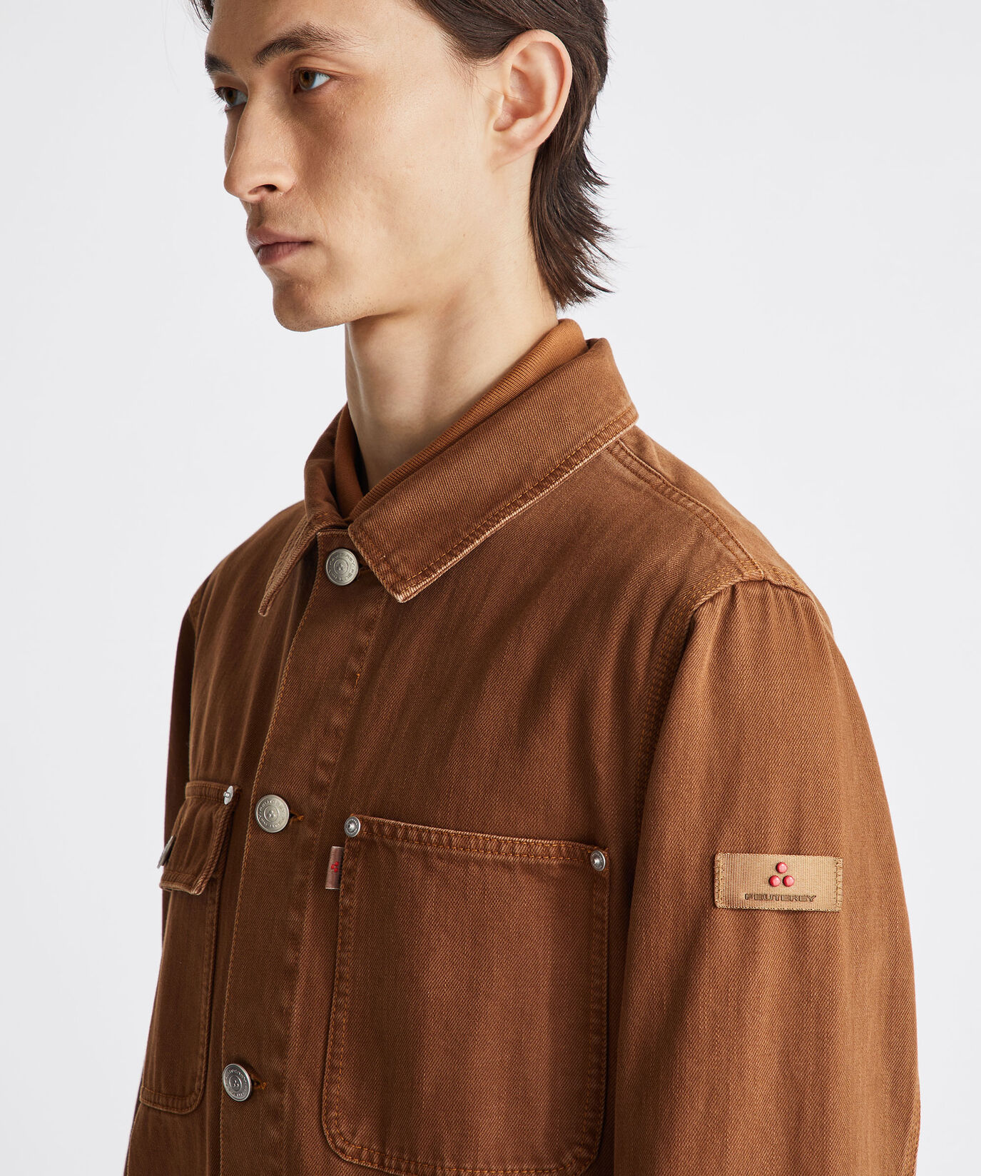 Cotton twill work jacket  Peuterey - large