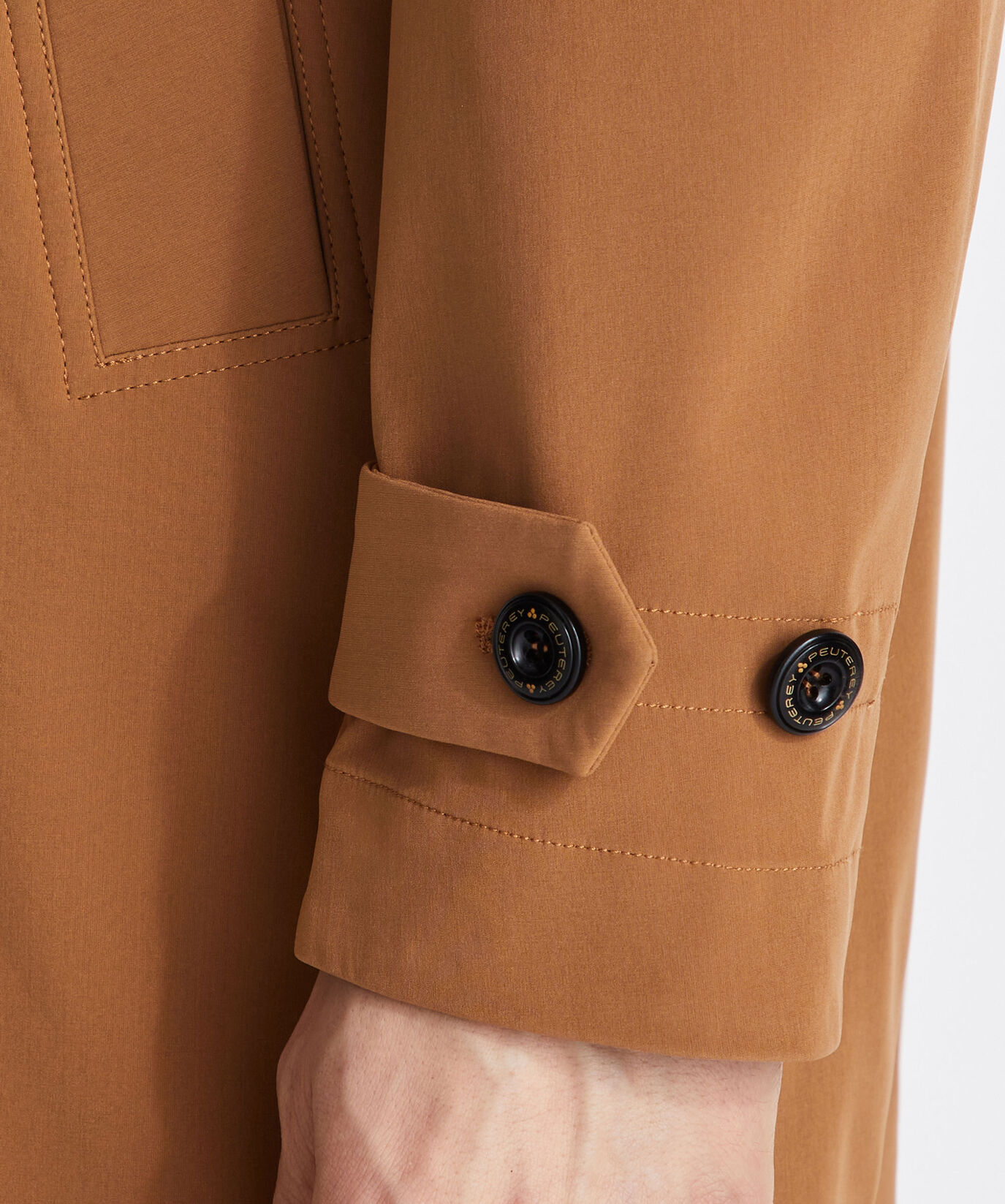 Trench technique en popeline mate  Peuterey - large