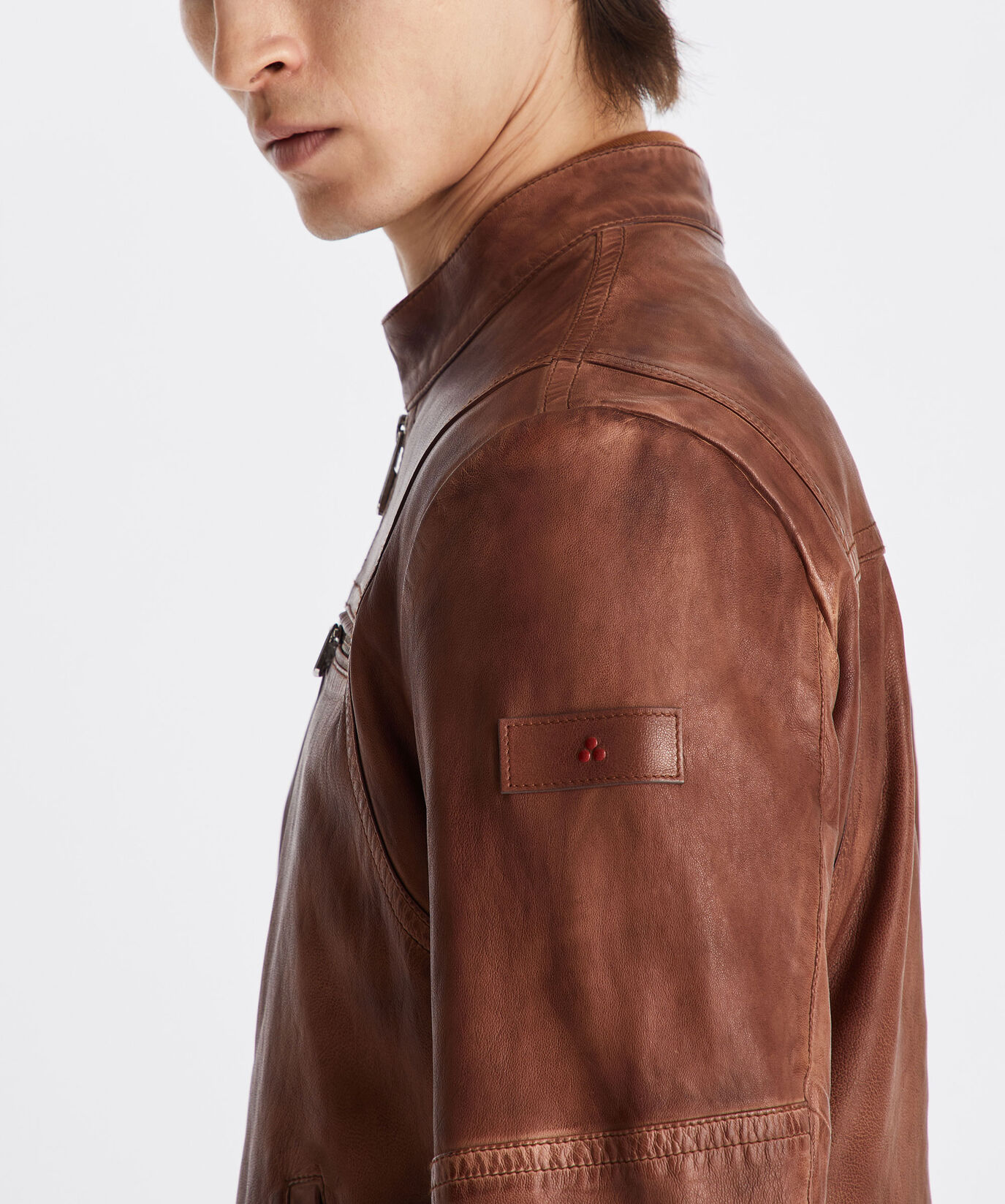 Biker en cuir souple  Peuterey - large