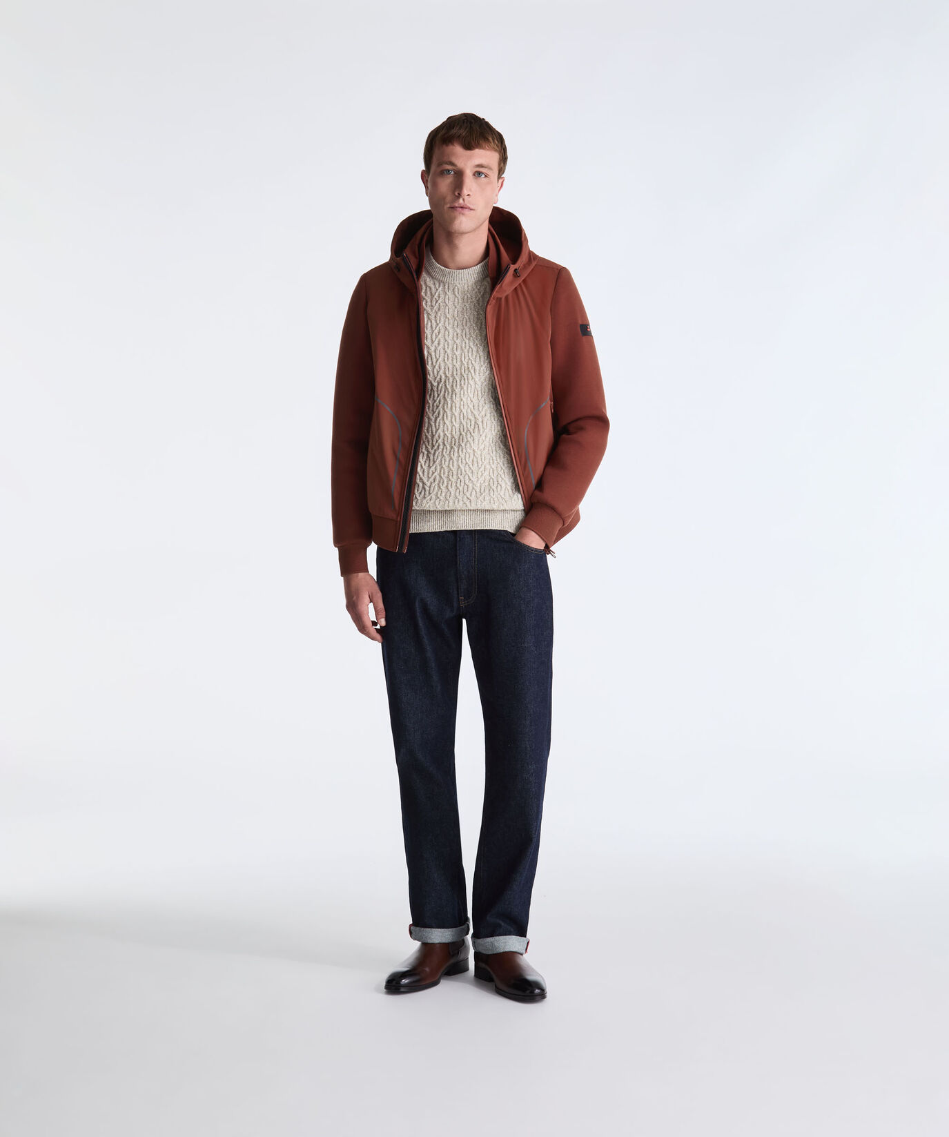 Hybrid Double-Fabric Padded Sweatshirt  Peuterey - large image number 0