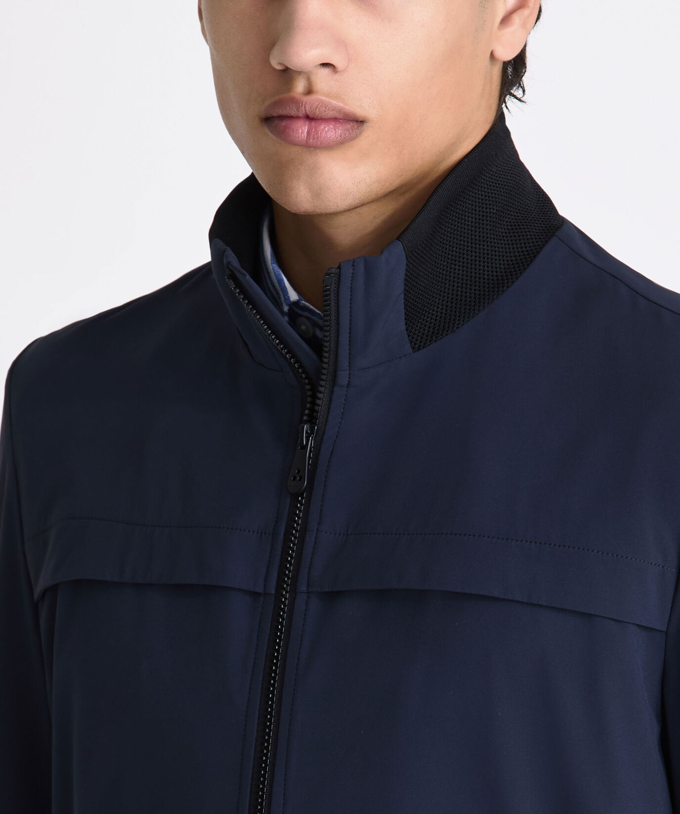 Blouson bomber stretch avec d&eacute;tails contrast&eacute;s  Peuterey - large