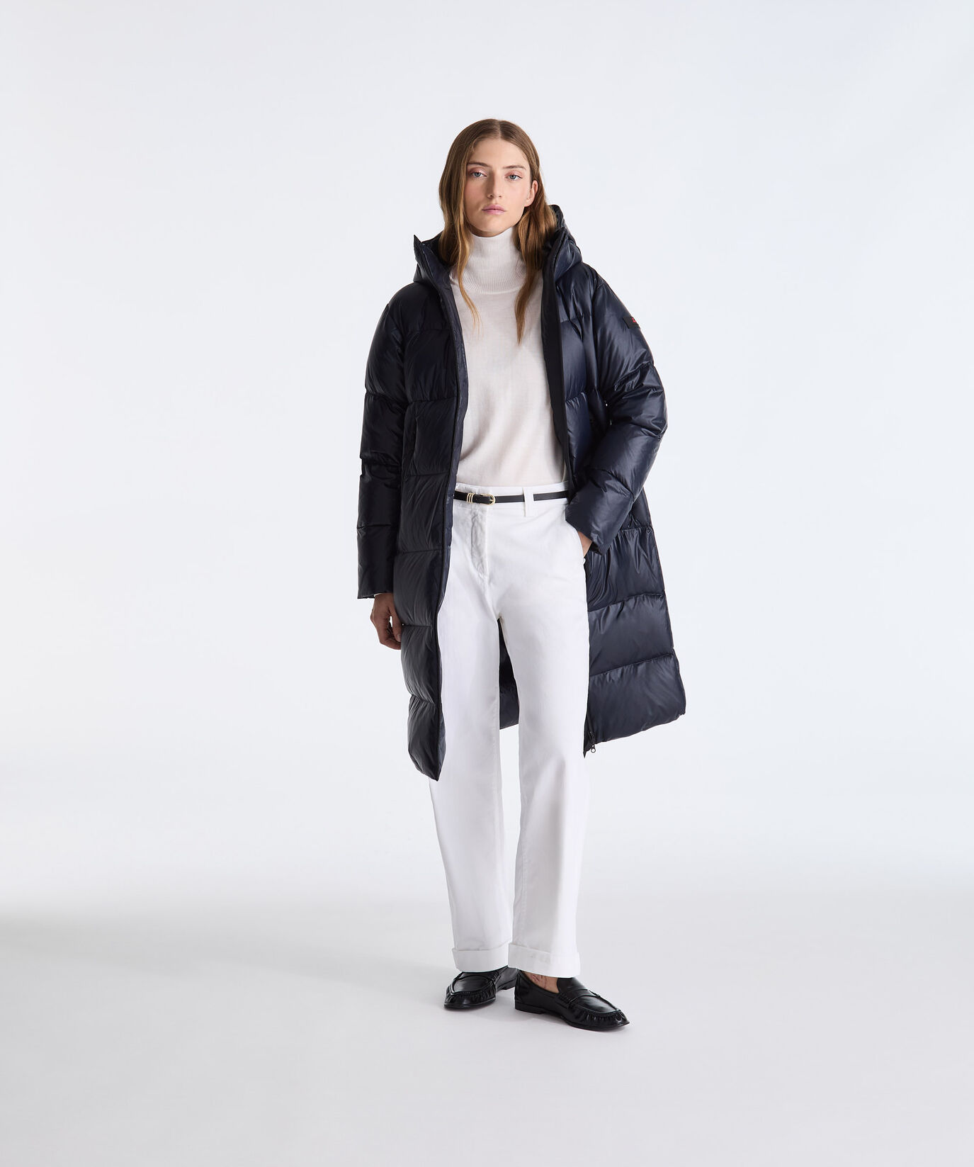 Long Shiny Nylon Down Jacket  Peuterey - large image number 0