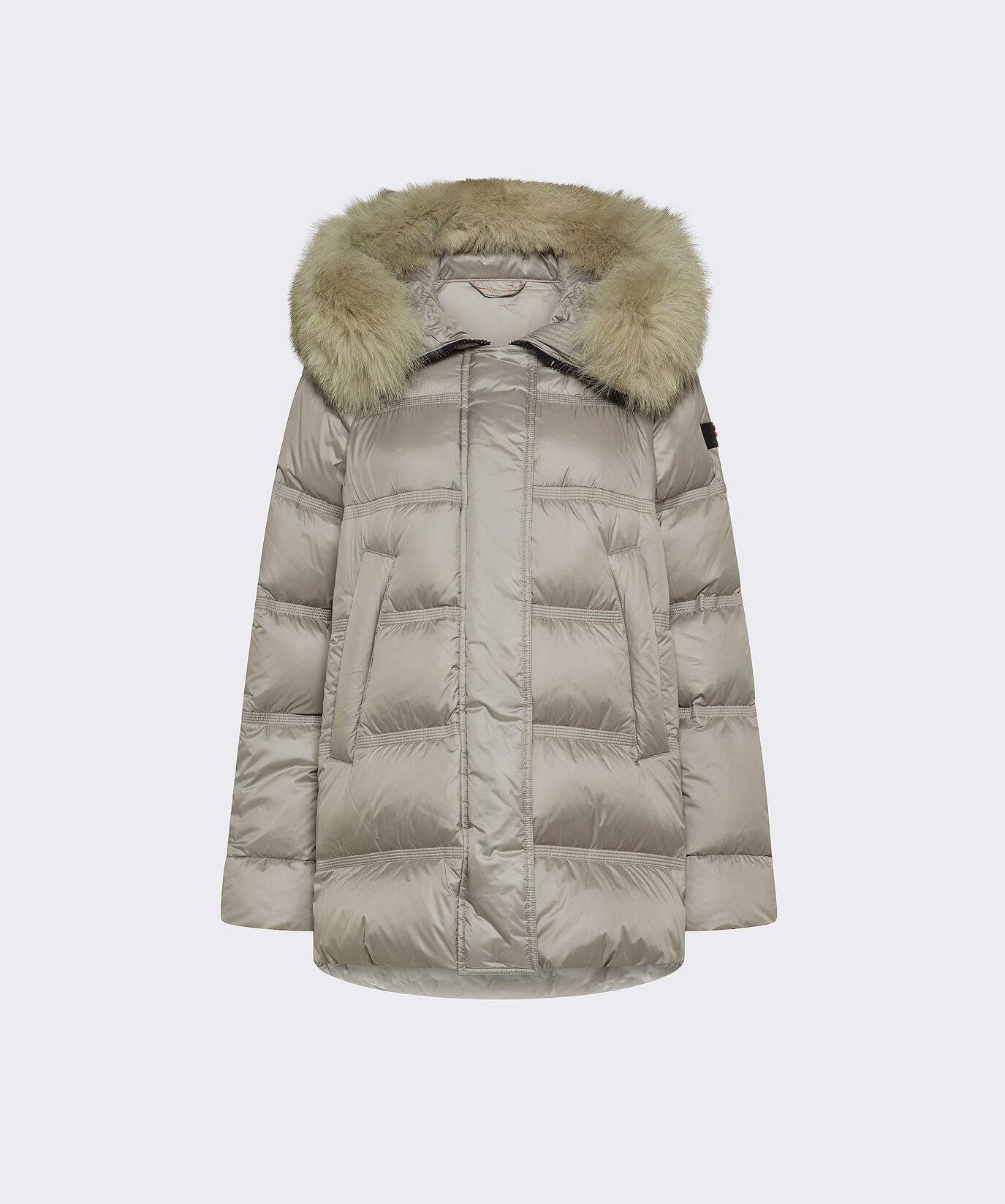Puffer Jacket with Fur Edging  Peuterey - large image number 5