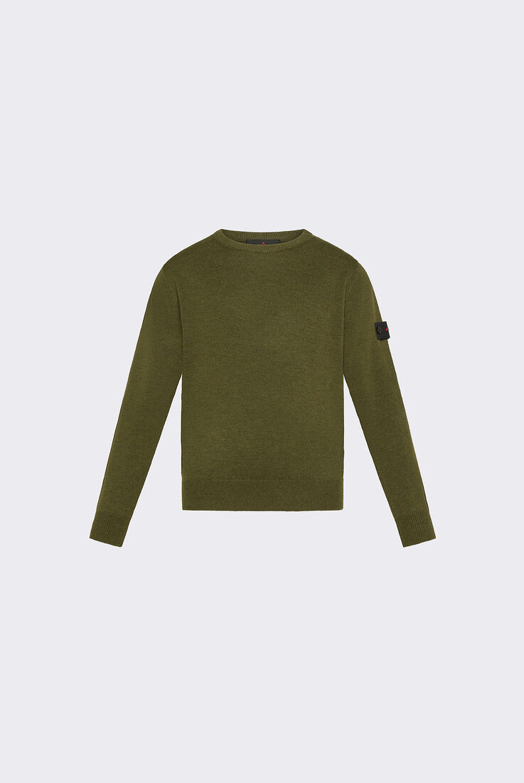 Wool and Nylon Crew-Neck Sweater  Peuterey - medium