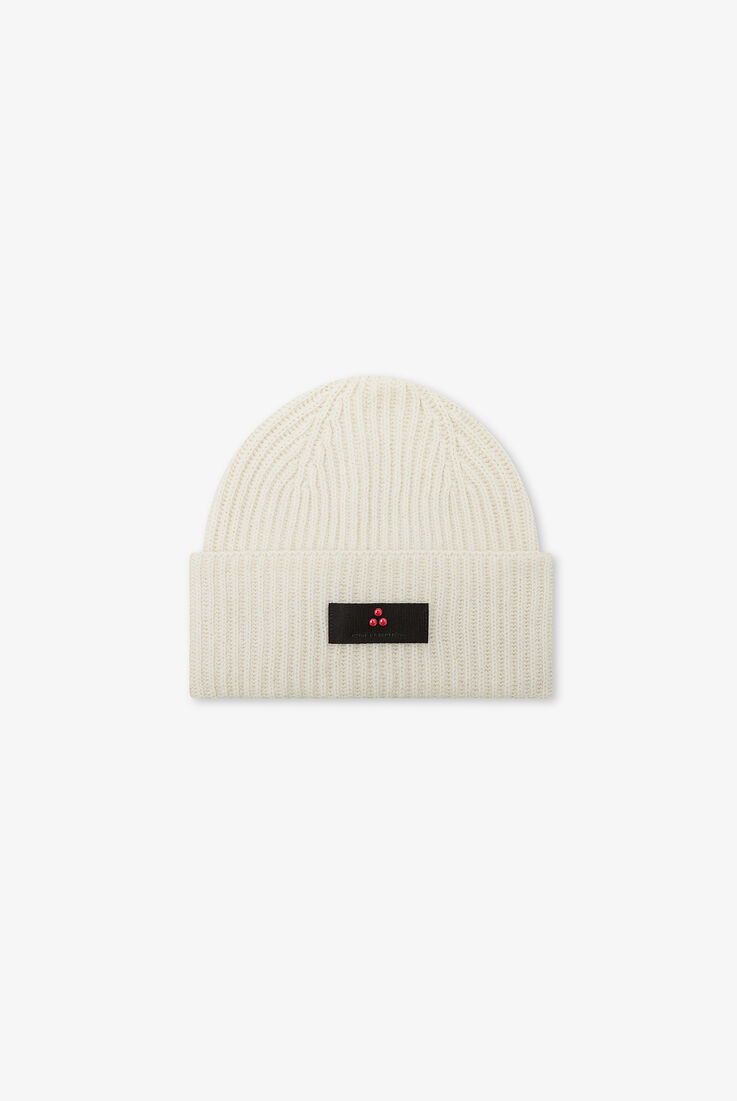 Ribbed Cashmere Blend Hat  Peuterey - still-fondo-neutro