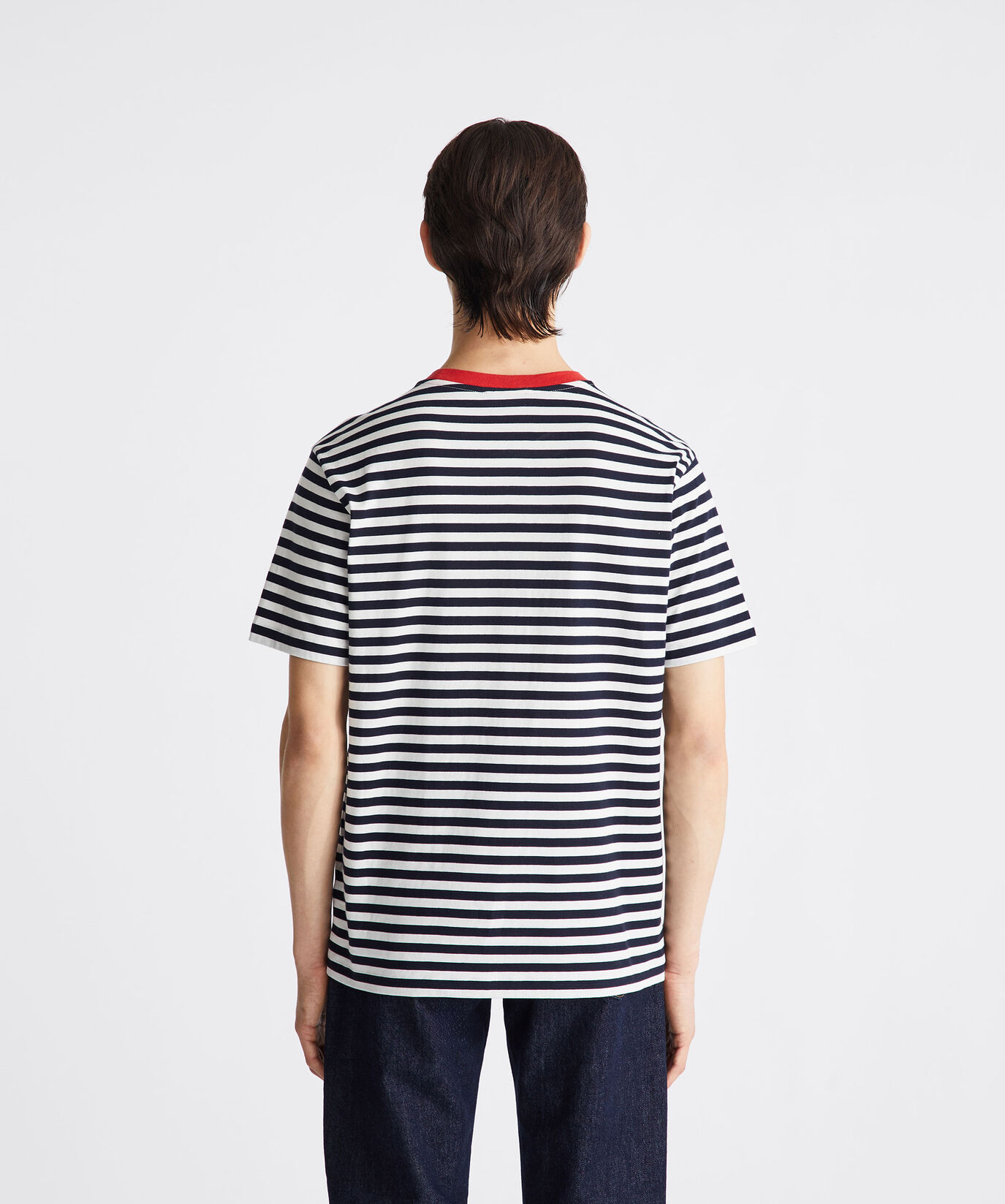 Striped T-shirt with contrasting-colour collar  Peuterey - large