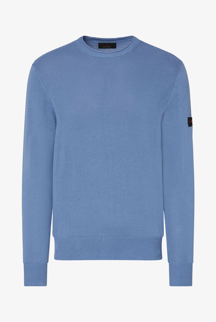 Cotton knit crew-neck sweater  Peuterey - still-fondo-neutro