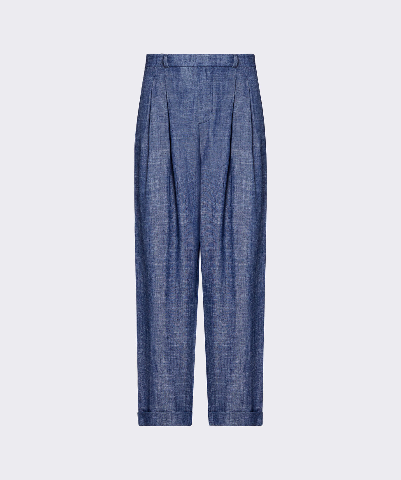 Lyocel and linen blend denim trousers  Peuterey - large