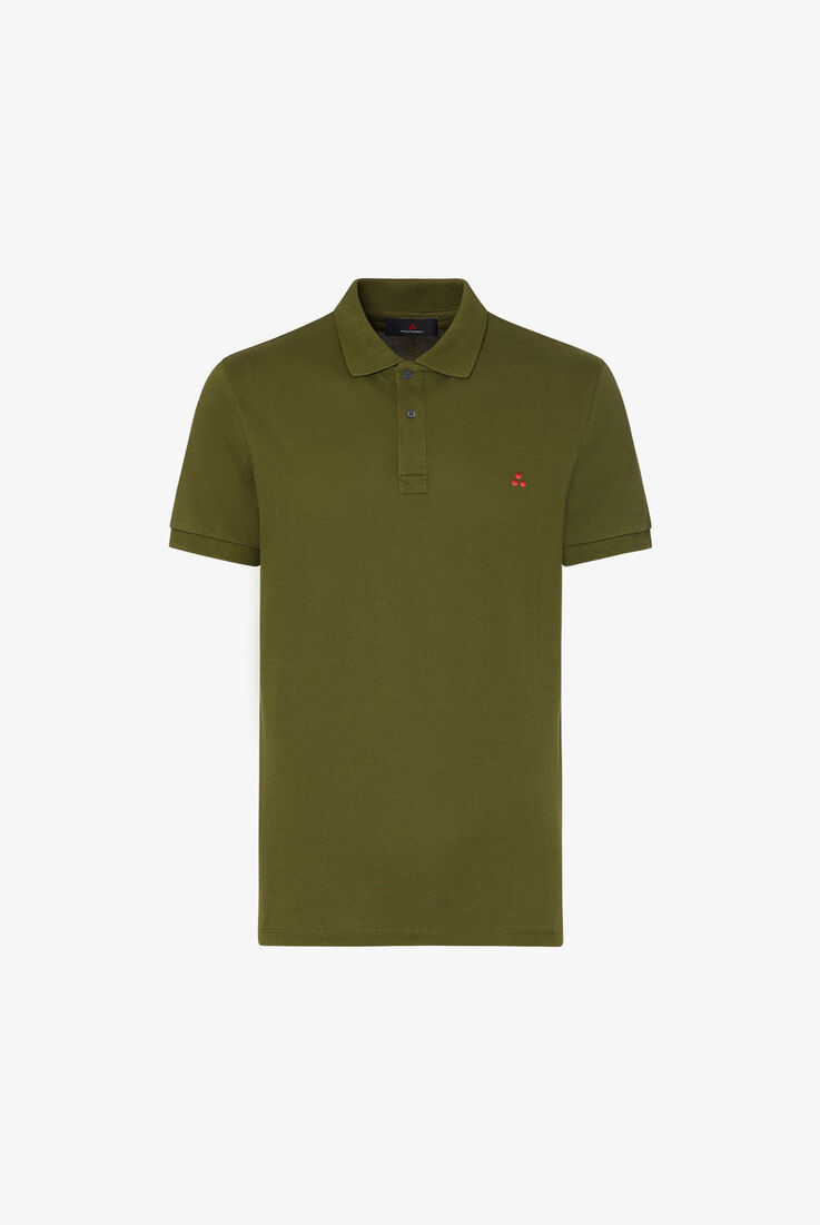 Cotton pique polo shirt with embroidered logo  Peuterey - still-fondo-neutro
