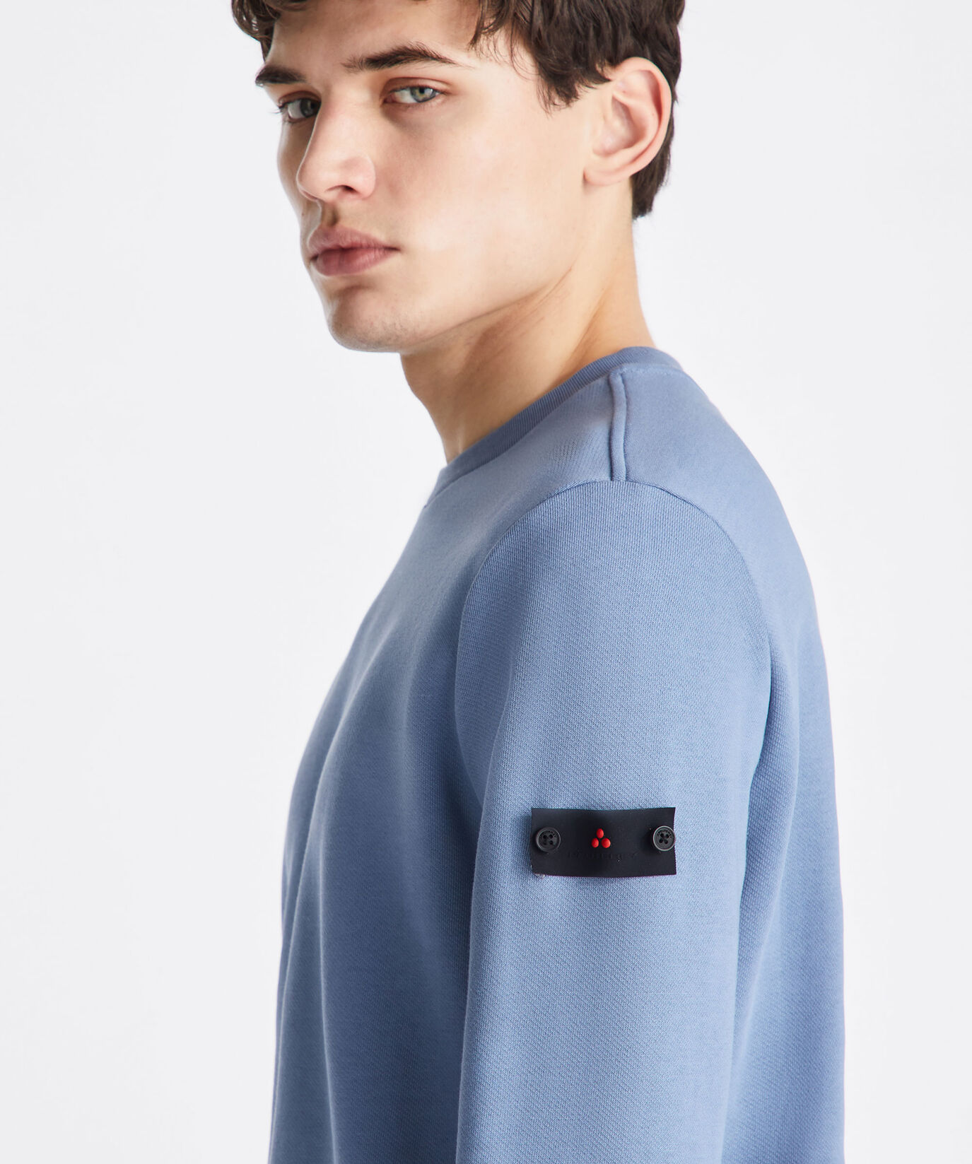 Sweat-shirt &agrave; col rond 100&nbsp;% coton  Peuterey - large