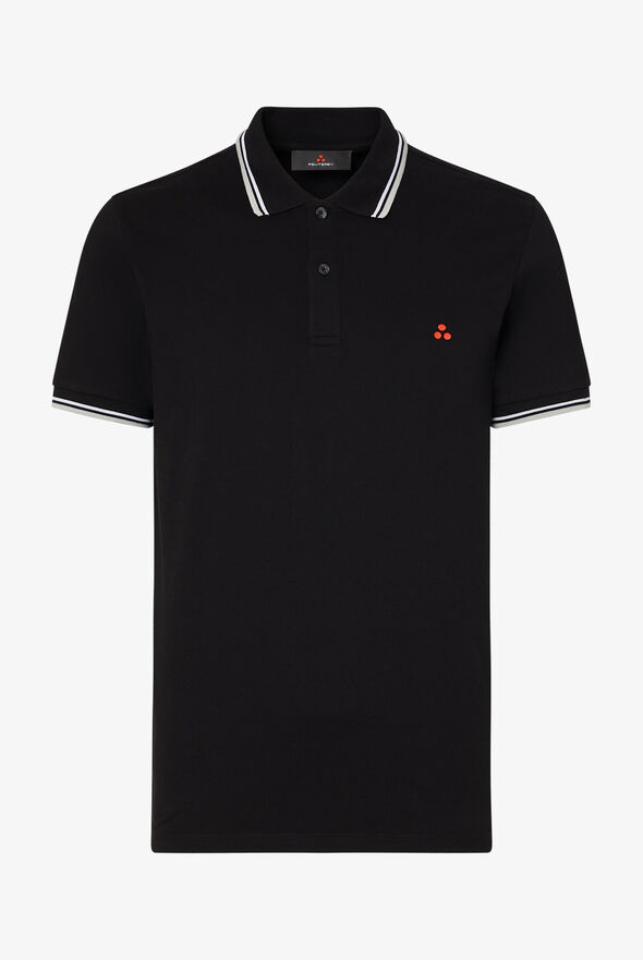 Polo en piqu&eacute; stretch de coton  Peuterey - still-fondo-neutro