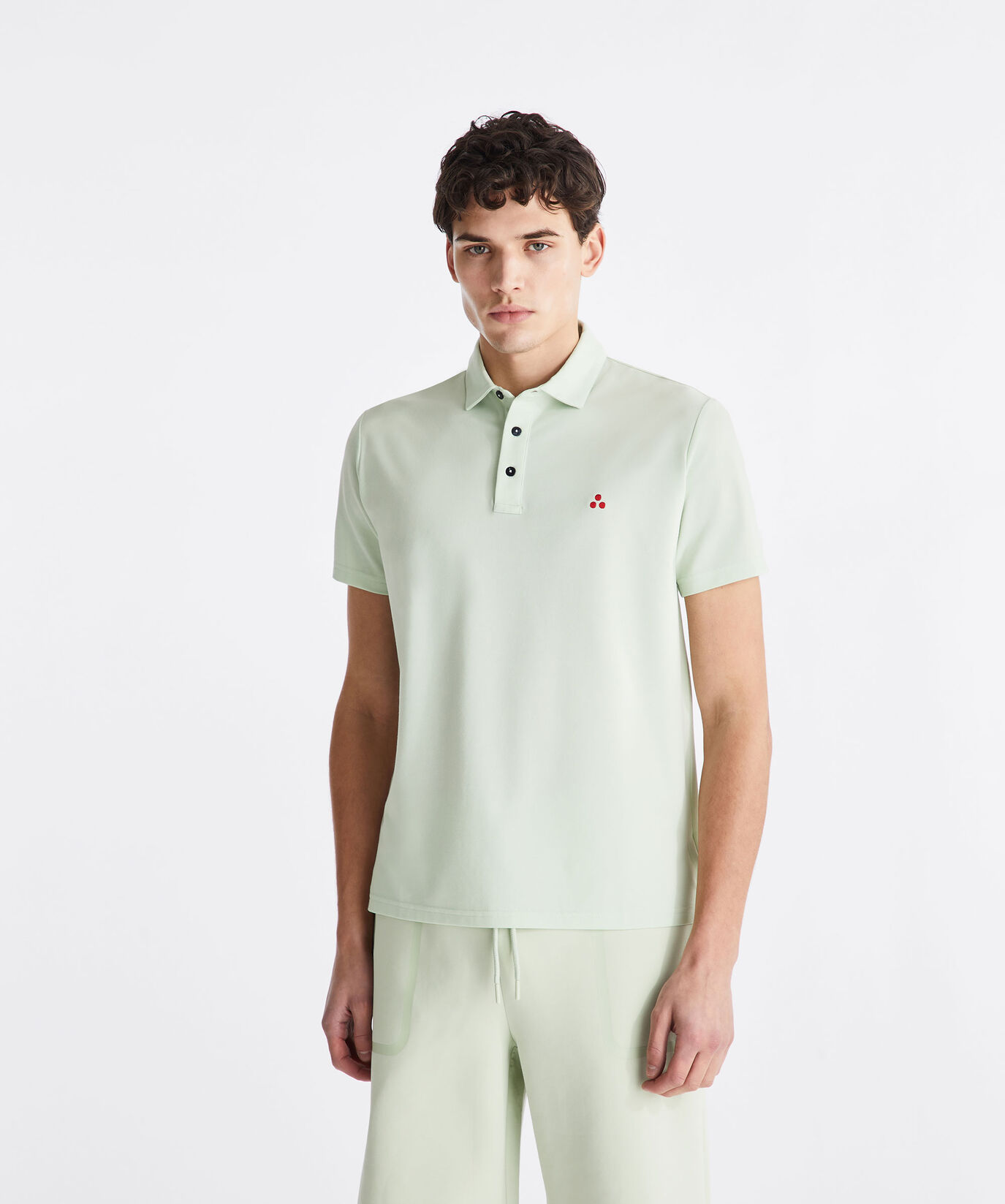 Stretch cotton pique polo shirt  Peuterey - large image number 1