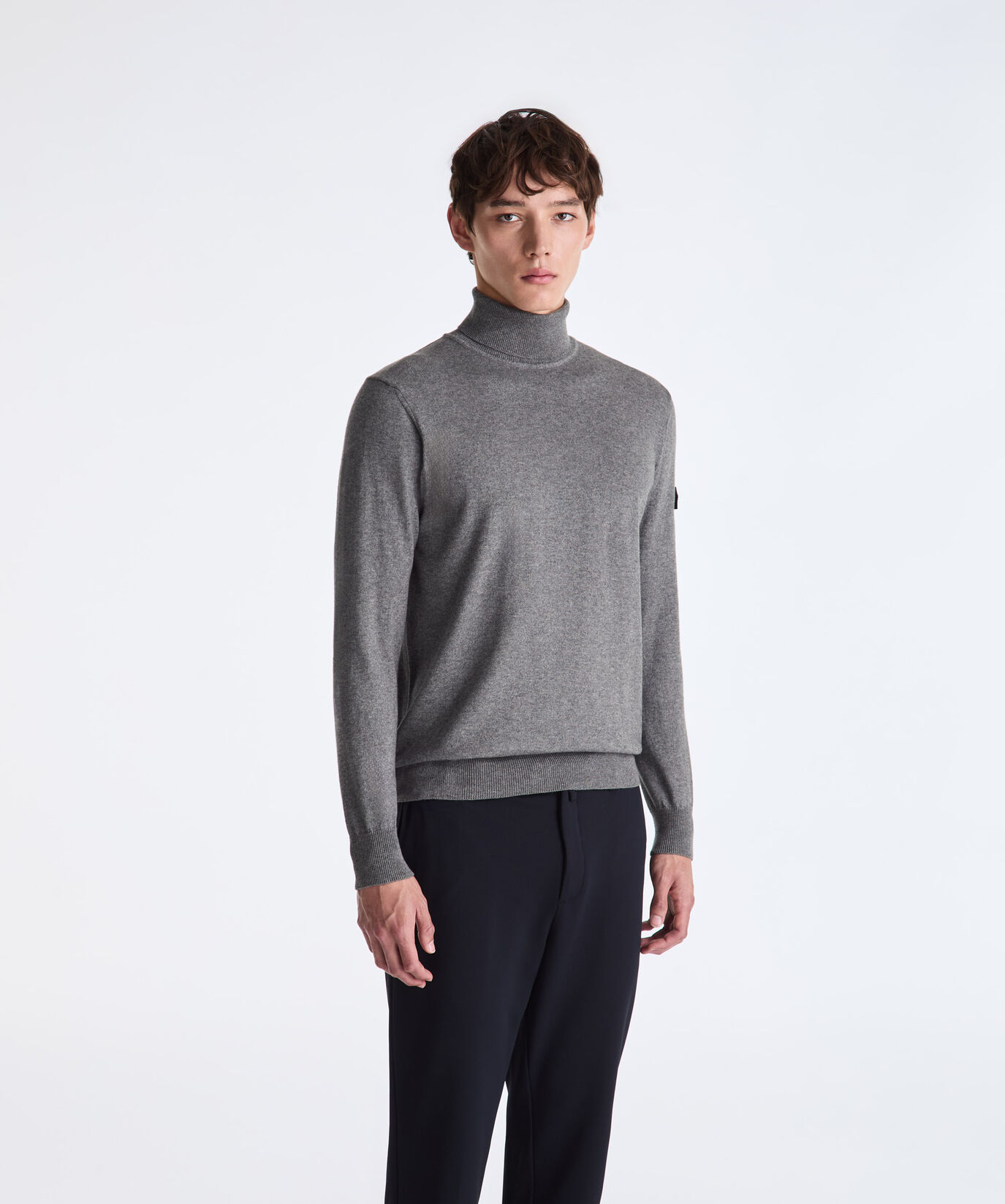 Wool and Cotton Blend Turtle-Neck Sweater  Peuterey - large image number 1