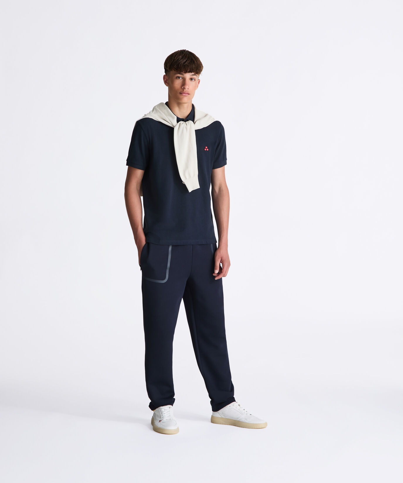 Cotton polo shirt with embroidered logo  Peuterey - large image number 0
