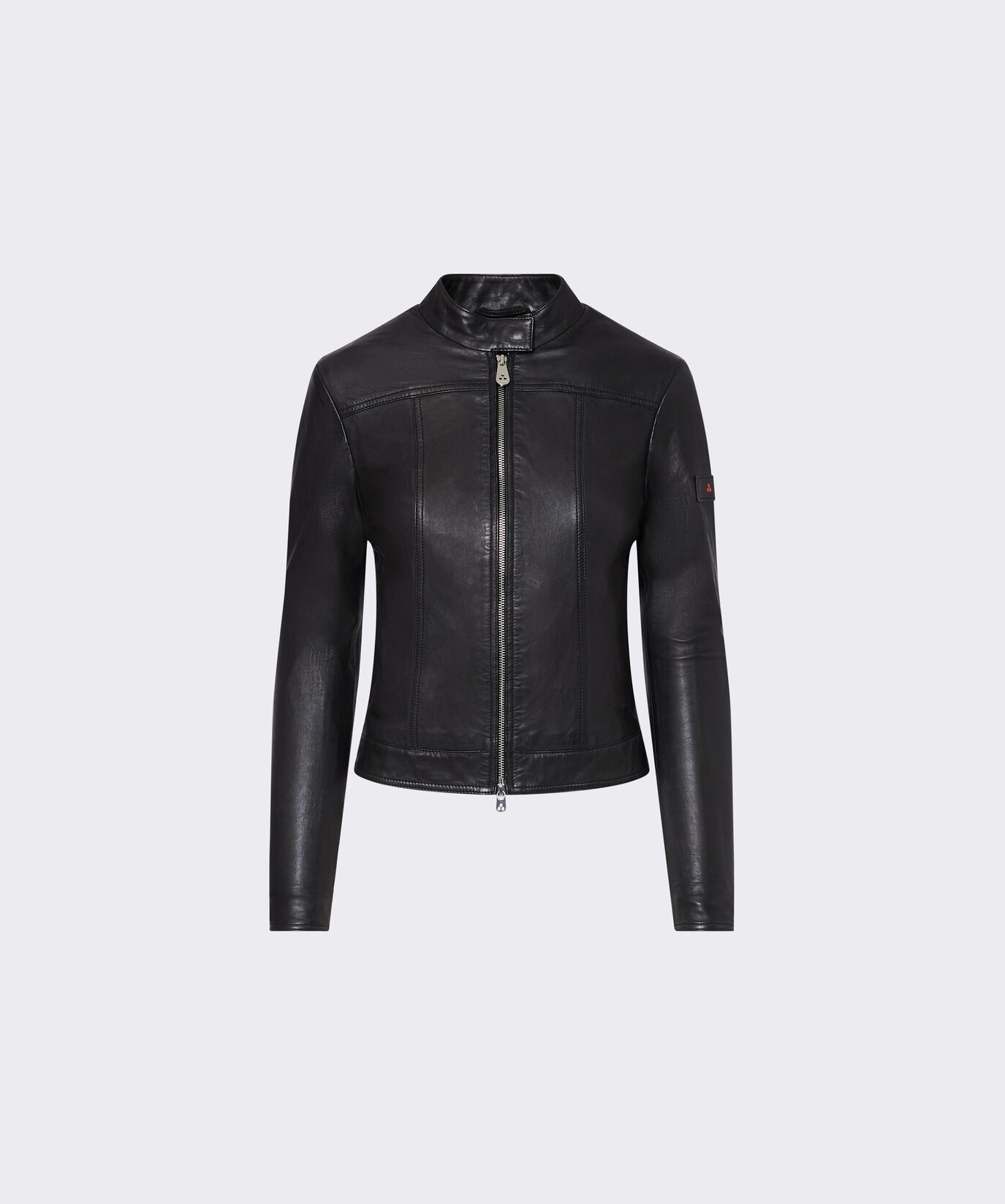 Worn-effect leather biker jacket  Peuterey - large