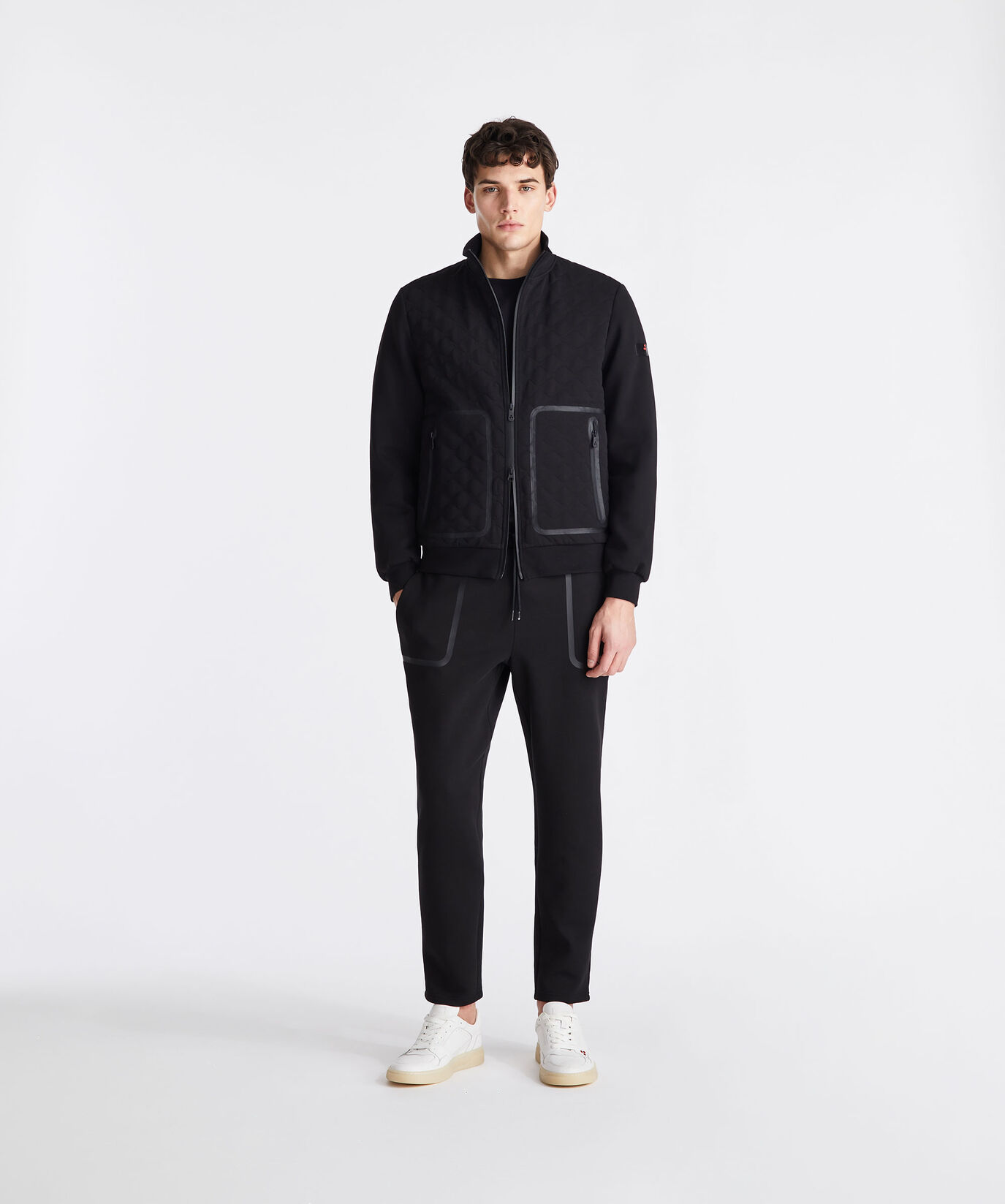 Jogger with pockets with rubberised taping  Peuterey - large image number 0