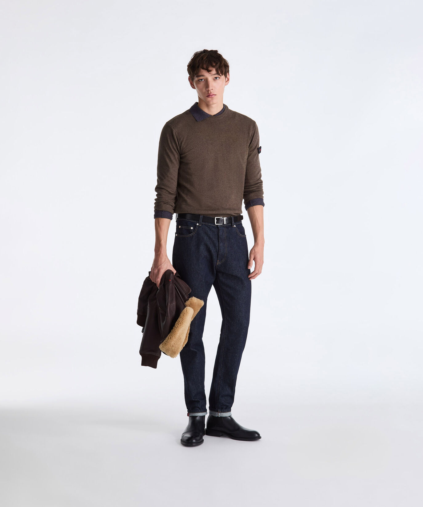 Wool and Cotton Blend Sweater  Peuterey - large image number 0