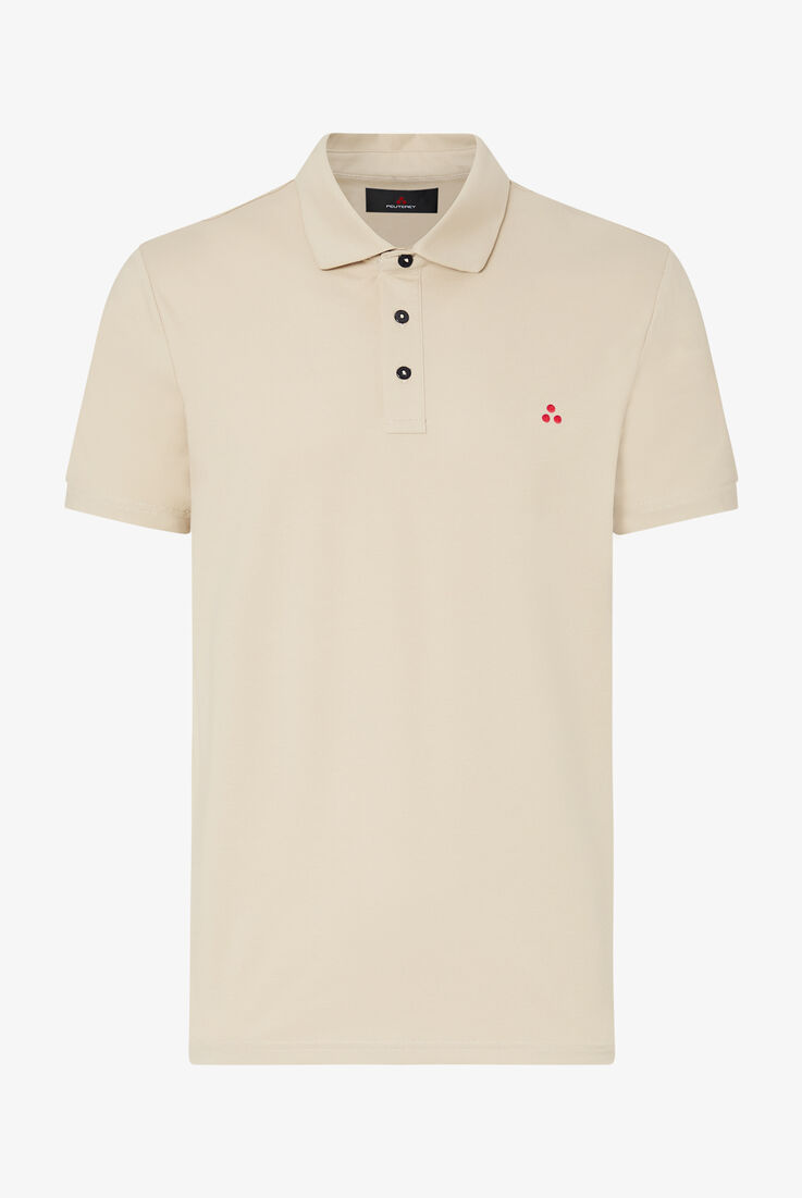 Stretch cotton pique polo shirt  Peuterey - still-fondo-neutro