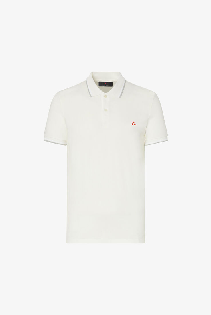 Stretch cotton pique polo shirt  Peuterey - still-fondo-neutro