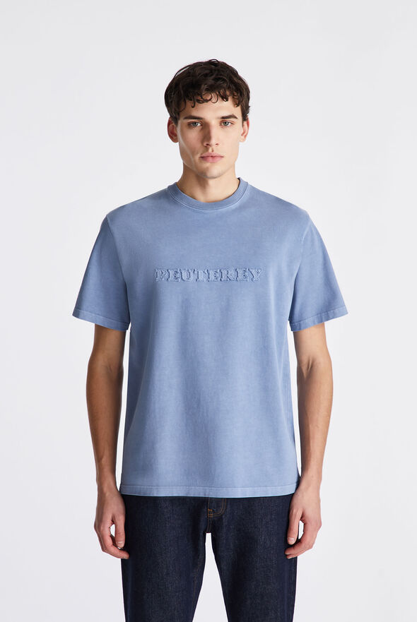 T-shirt avec lettrage en relief brod&eacute;  Peuterey - medium