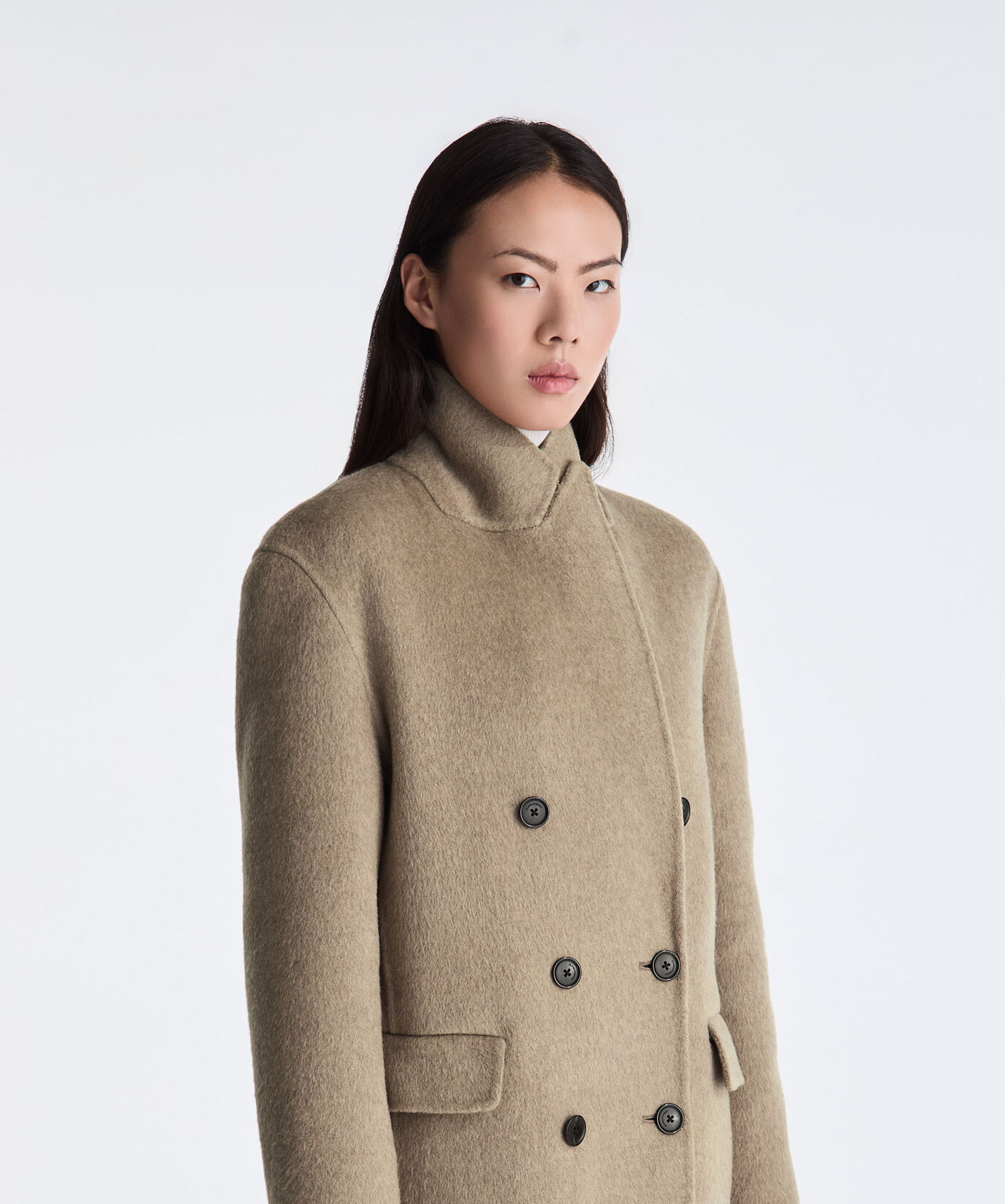Long Double-Breasted Coat  Peuterey - large