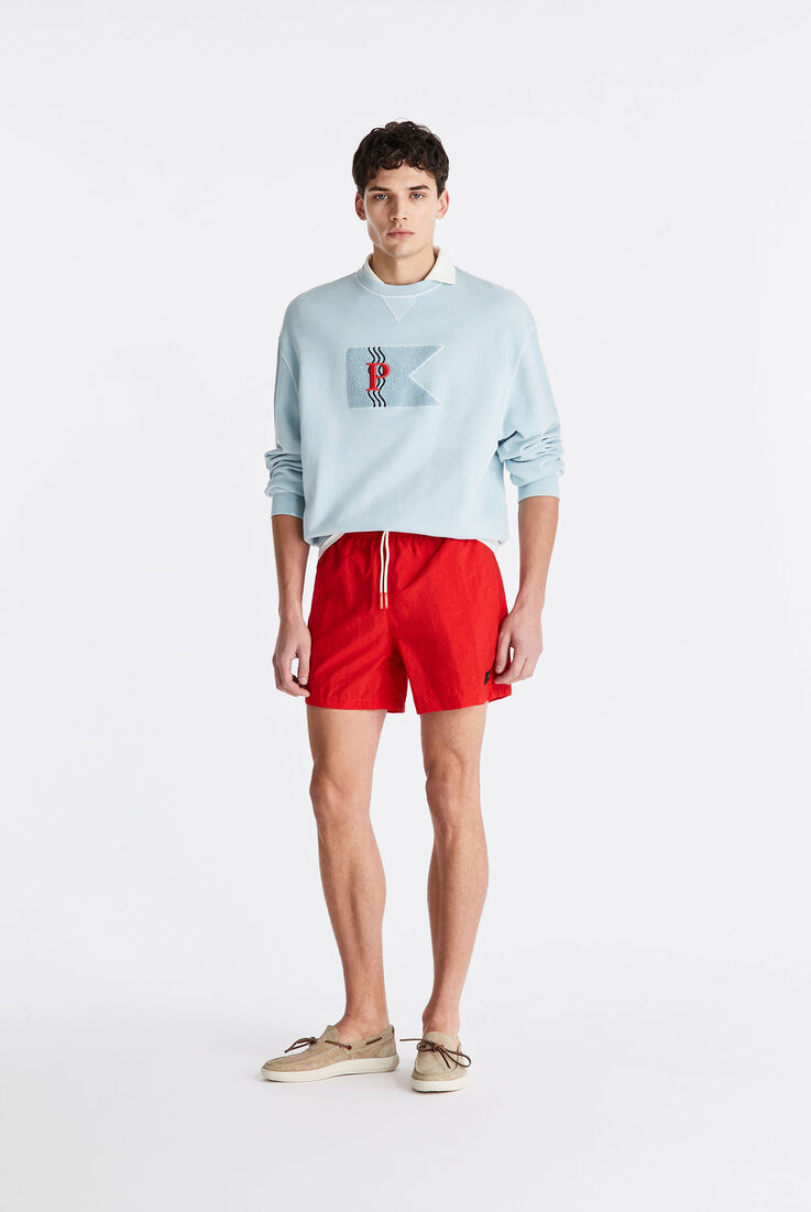 Wrinkled-effect swim trunks  Peuterey - medium