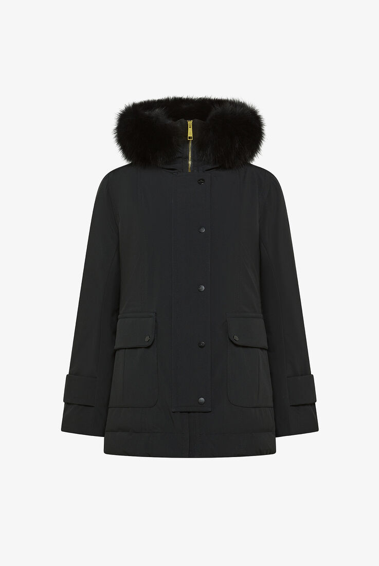 Kurze Jacke mit Fuchspelz  Peuterey - still-fondo-neutro