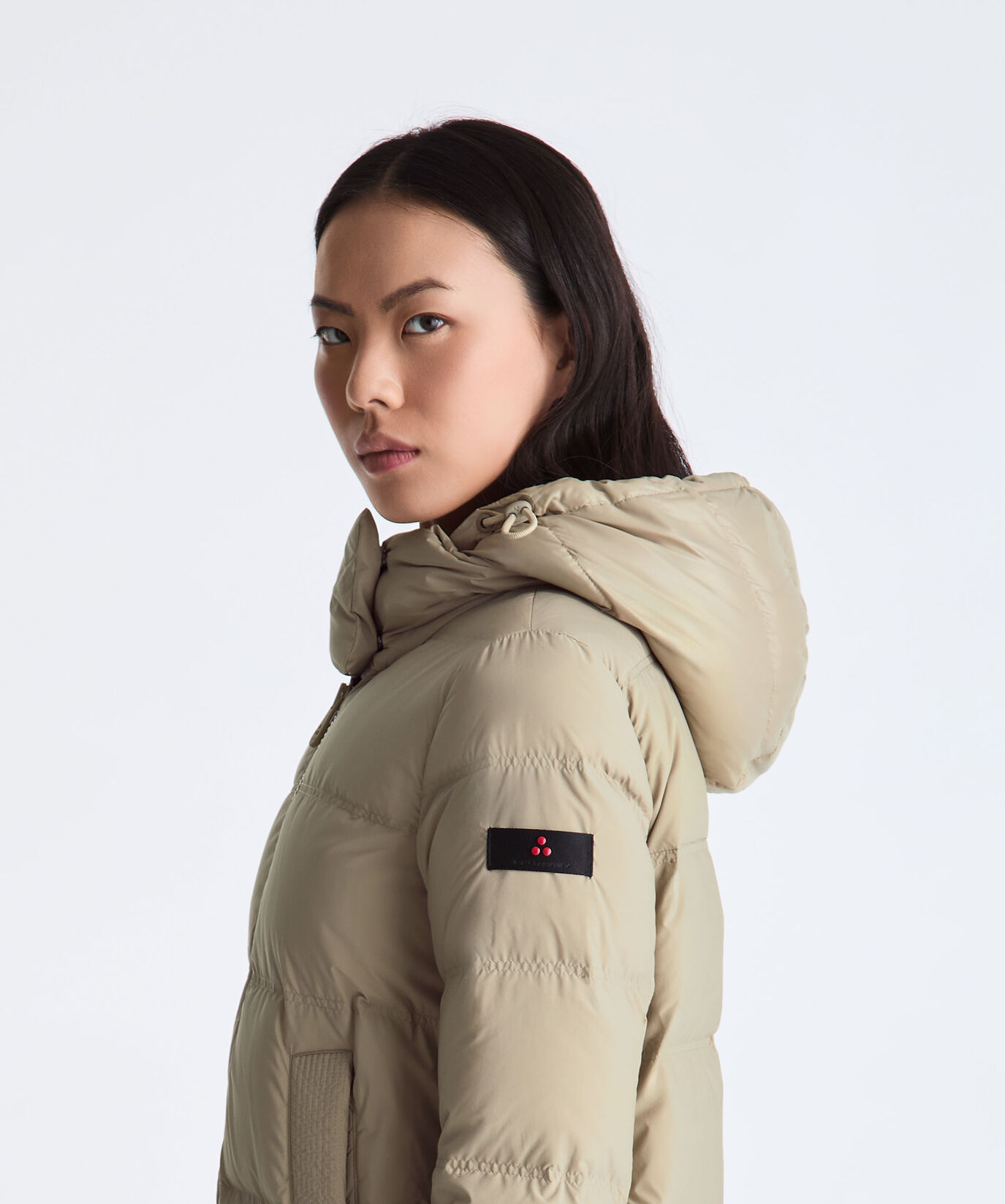 Down jacket with contrasting hood  Peuterey - large
