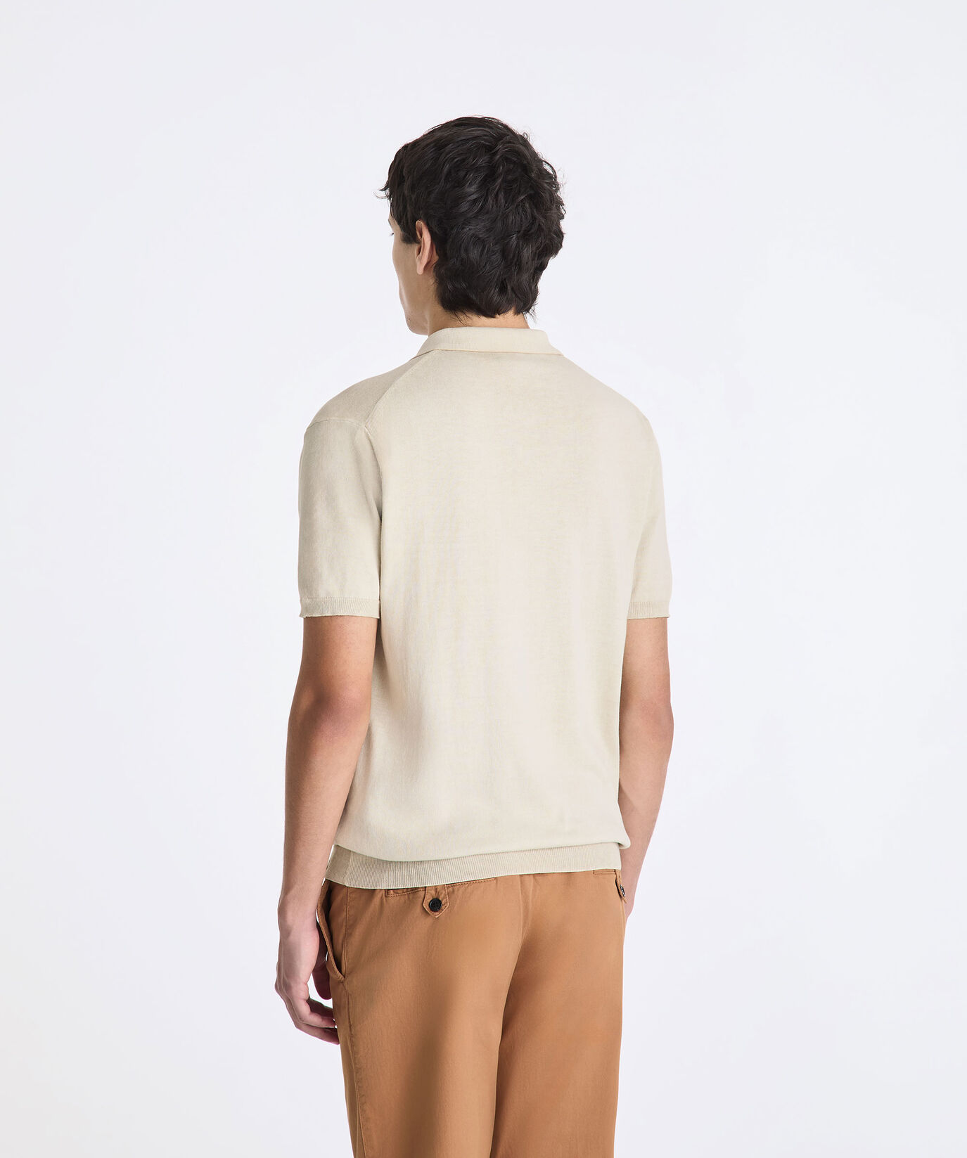 Polo in tricot di cotone crepe  Peuterey - large