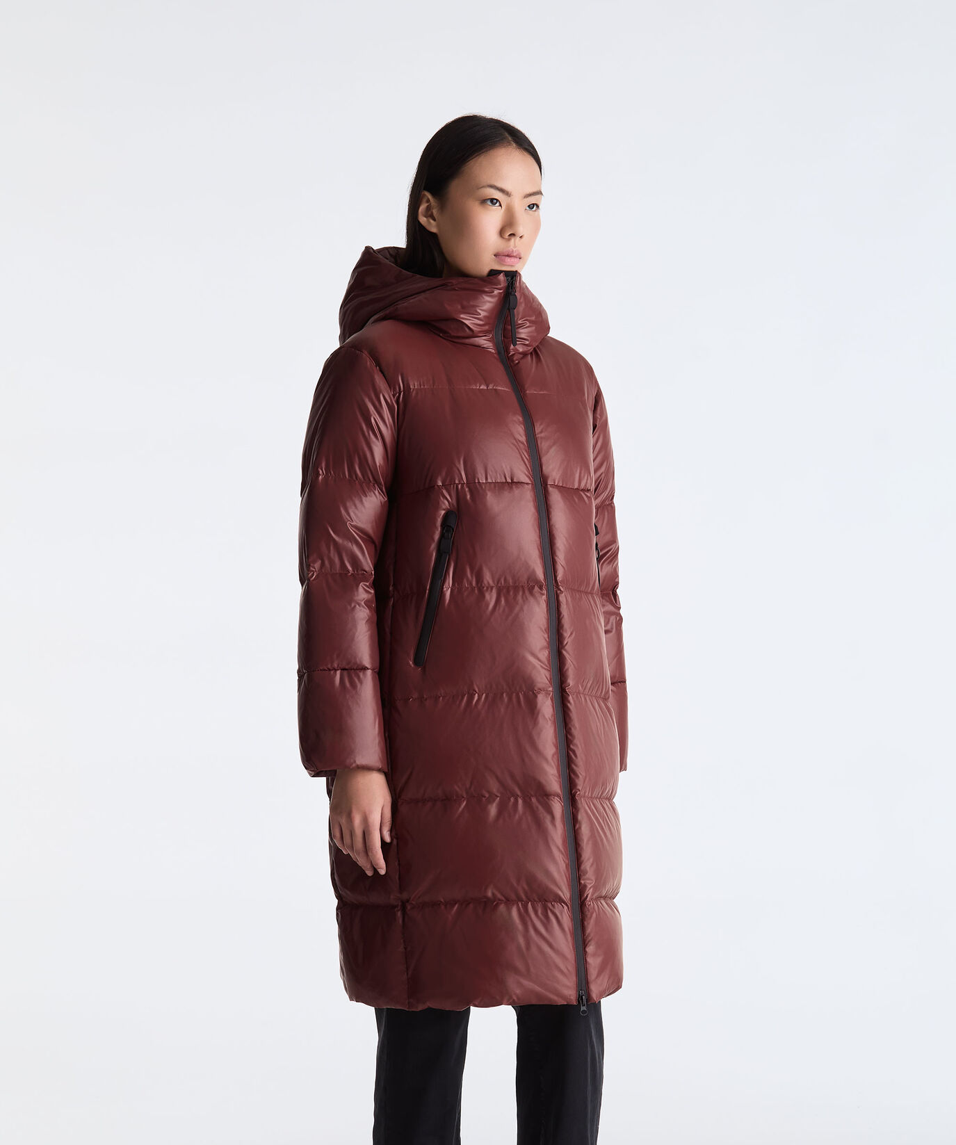 Long Shiny Nylon Down Jacket  Peuterey - large image number 1