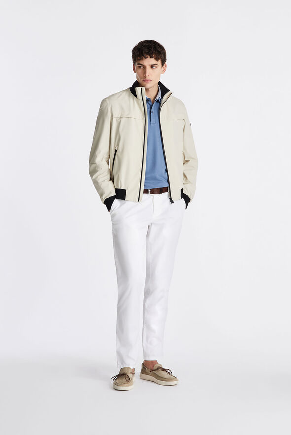 Stretch bomber jacket with contrasting details  Peuterey - medium