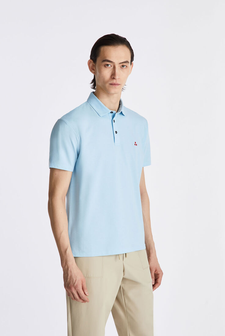 Poloshirt aus Baumwoll-Stretch-Piqu&eacute;  Peuterey - medium
