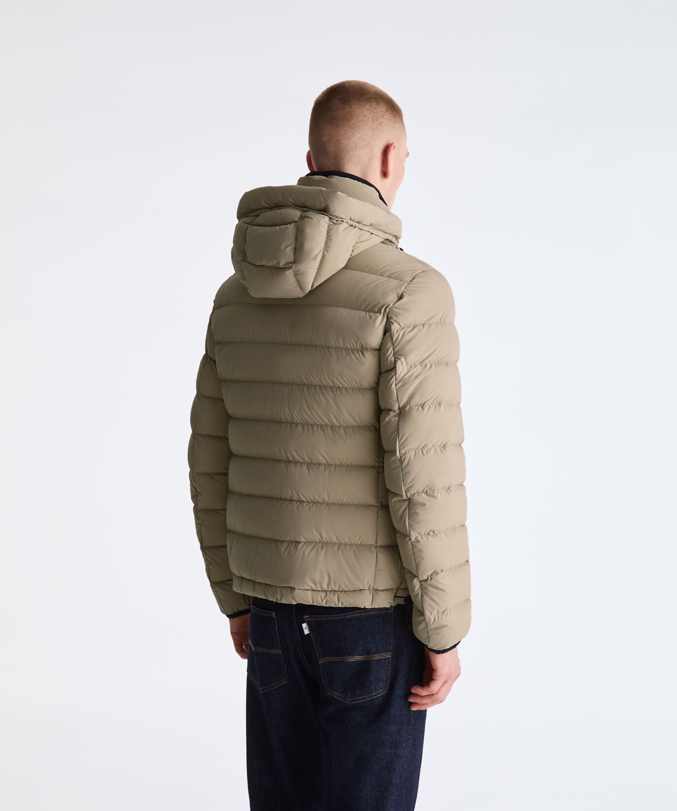 Kurze Daunenjacke aus Stretchgewebe  Peuterey - large