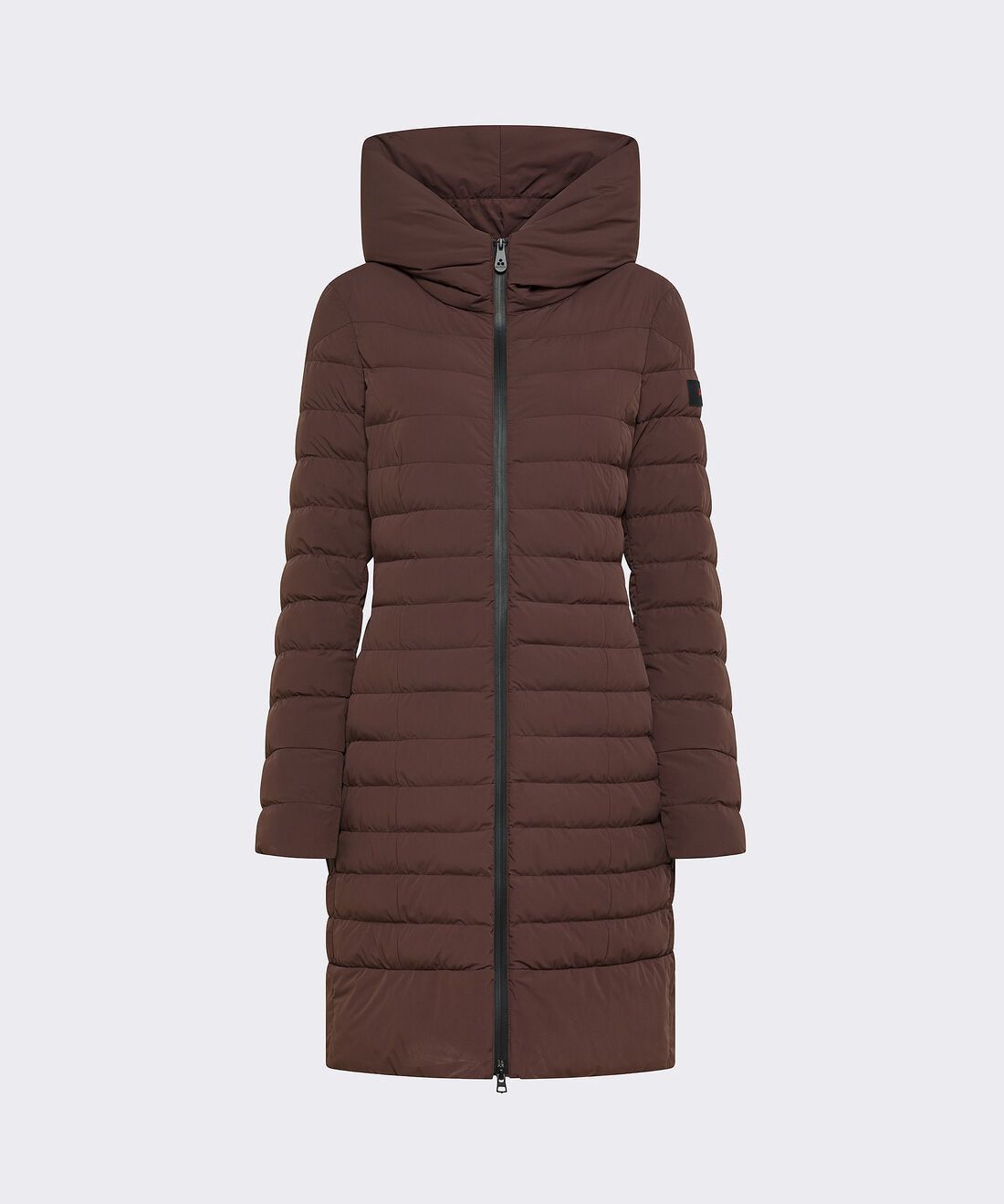 BROWN Narrow Groove Quilted Down Jacket for Women | Peuterey