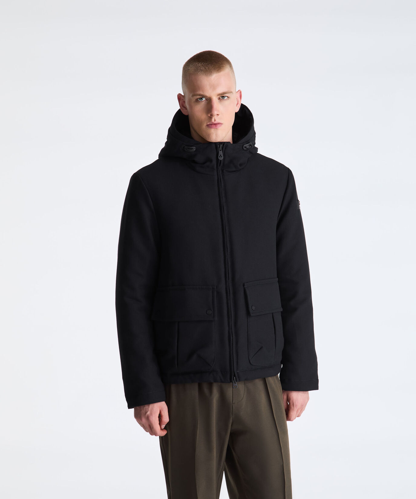 Jacke mit Kapuze aus Kunstfell  Peuterey - large image number 1