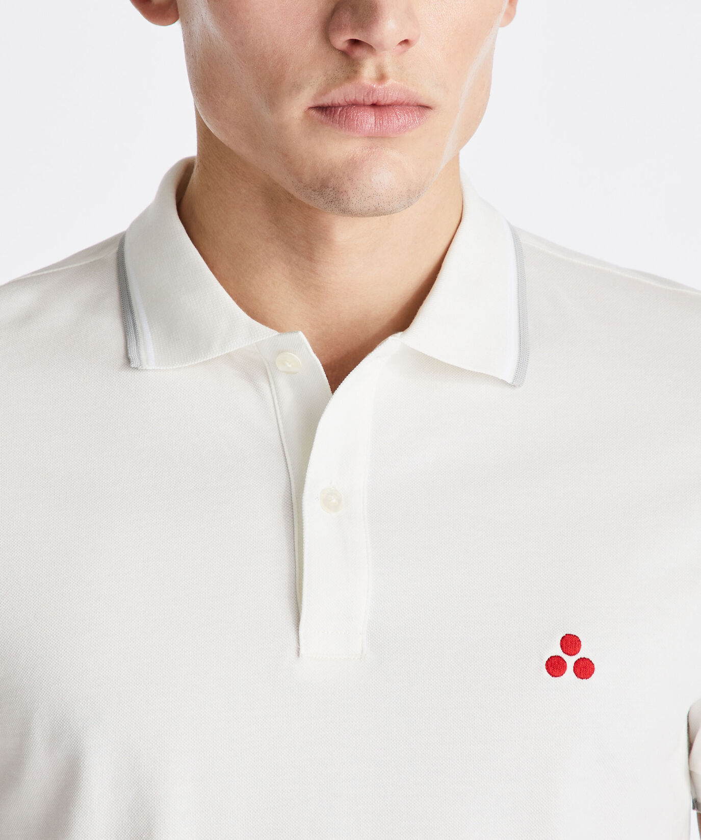 Polo en piqu&eacute; stretch de coton  Peuterey - large image number 2