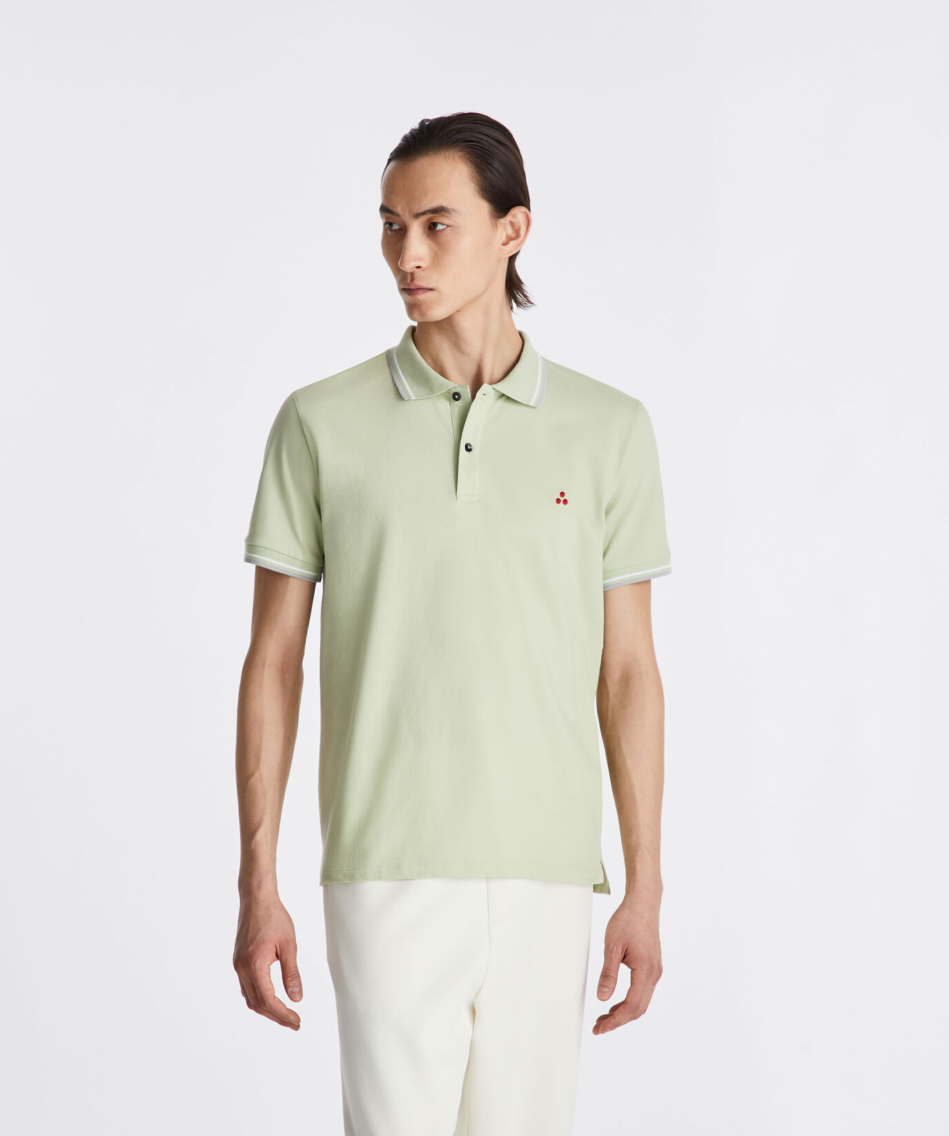 Stretch cotton pique polo shirt  Peuterey - large image number 1