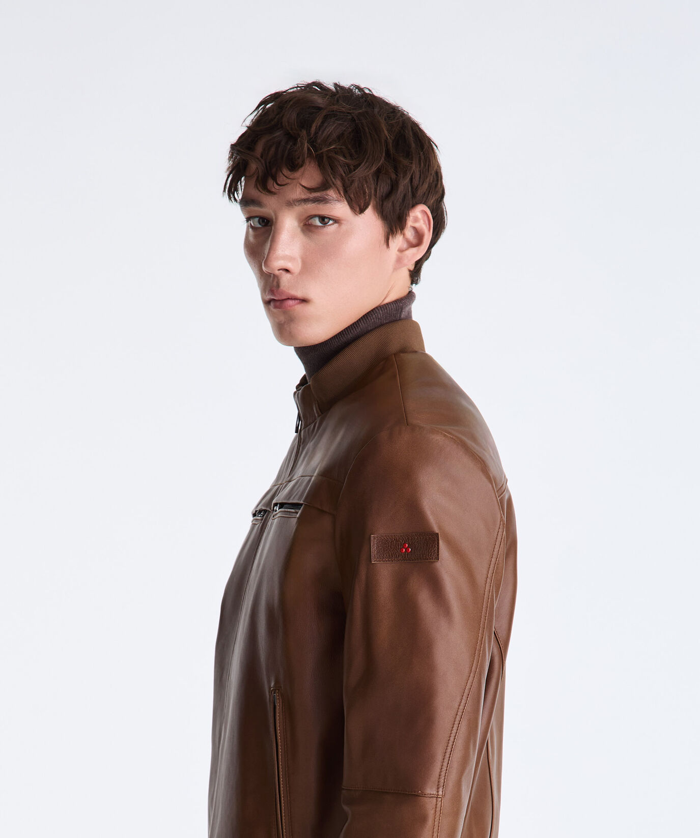 Nappa Leather Biker Jacket  Peuterey - large image number 2