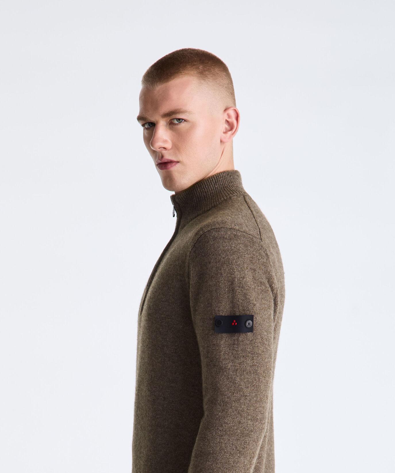 Pullover aus Yakwolle mit halbem Rei&szlig;verschluss  Peuterey - large image number 2