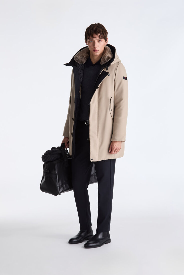 Functional Parka with Fur Edging  Peuterey - medium