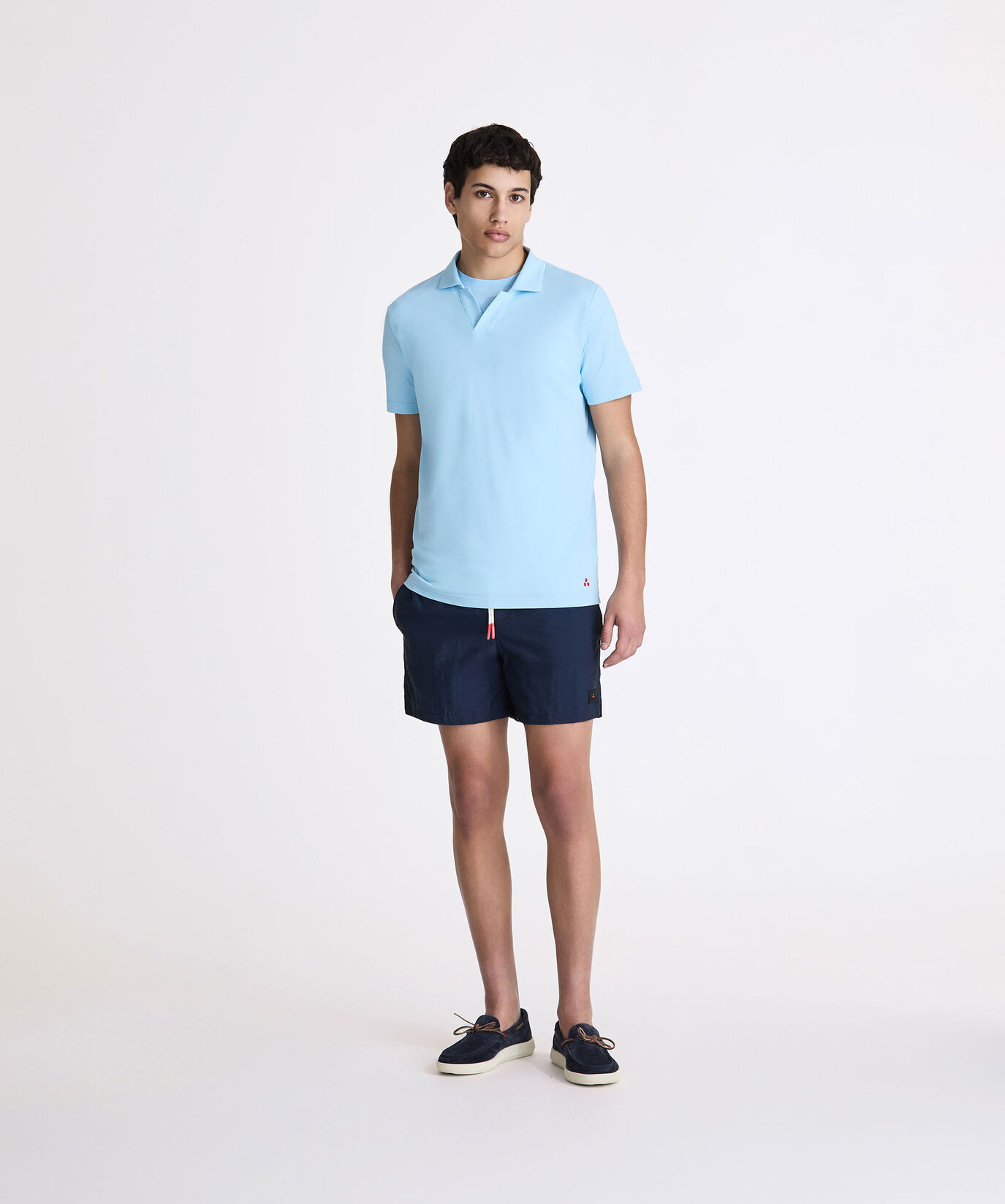 Cotton pique knit polo shirt  Peuterey - large image number 0