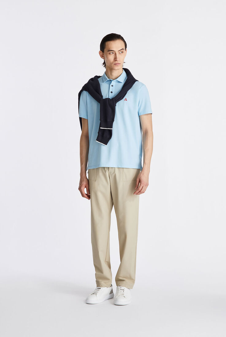 Poloshirt aus Baumwoll-Stretch-Piqu&eacute;  Peuterey - medium
